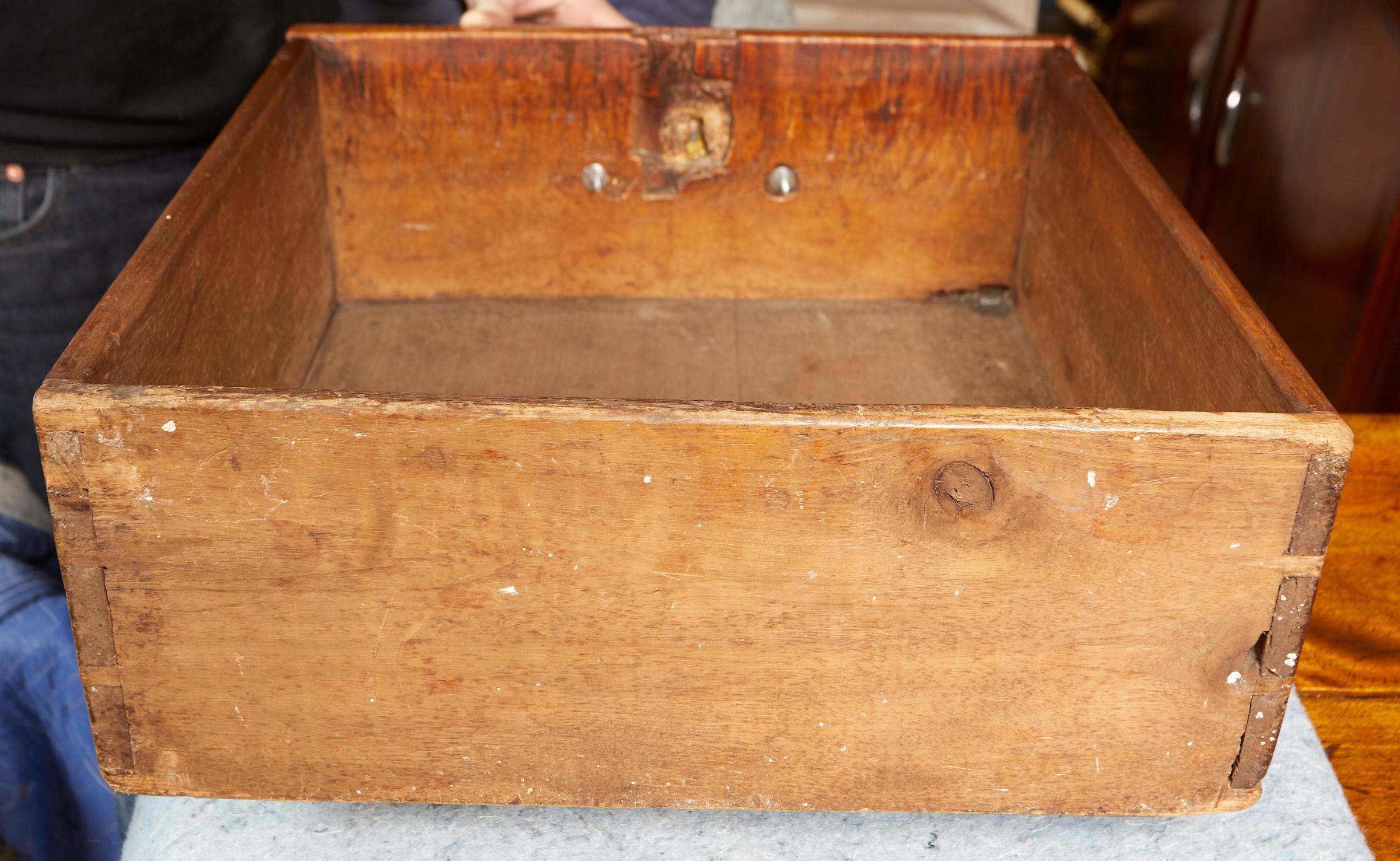 Extremely Rare Bird's-Eye Maple Regence Style French Canadian Commode 10