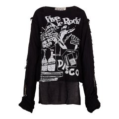 Extremely Rare 1980 BOY "Vive Le Rock" Seditionaries Long Sleeve Punk T-Shirt