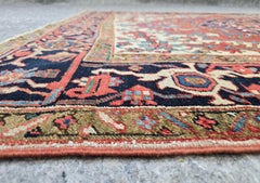 Extremely Rare 19th Century Baby Serapi rug (Collector Piece)