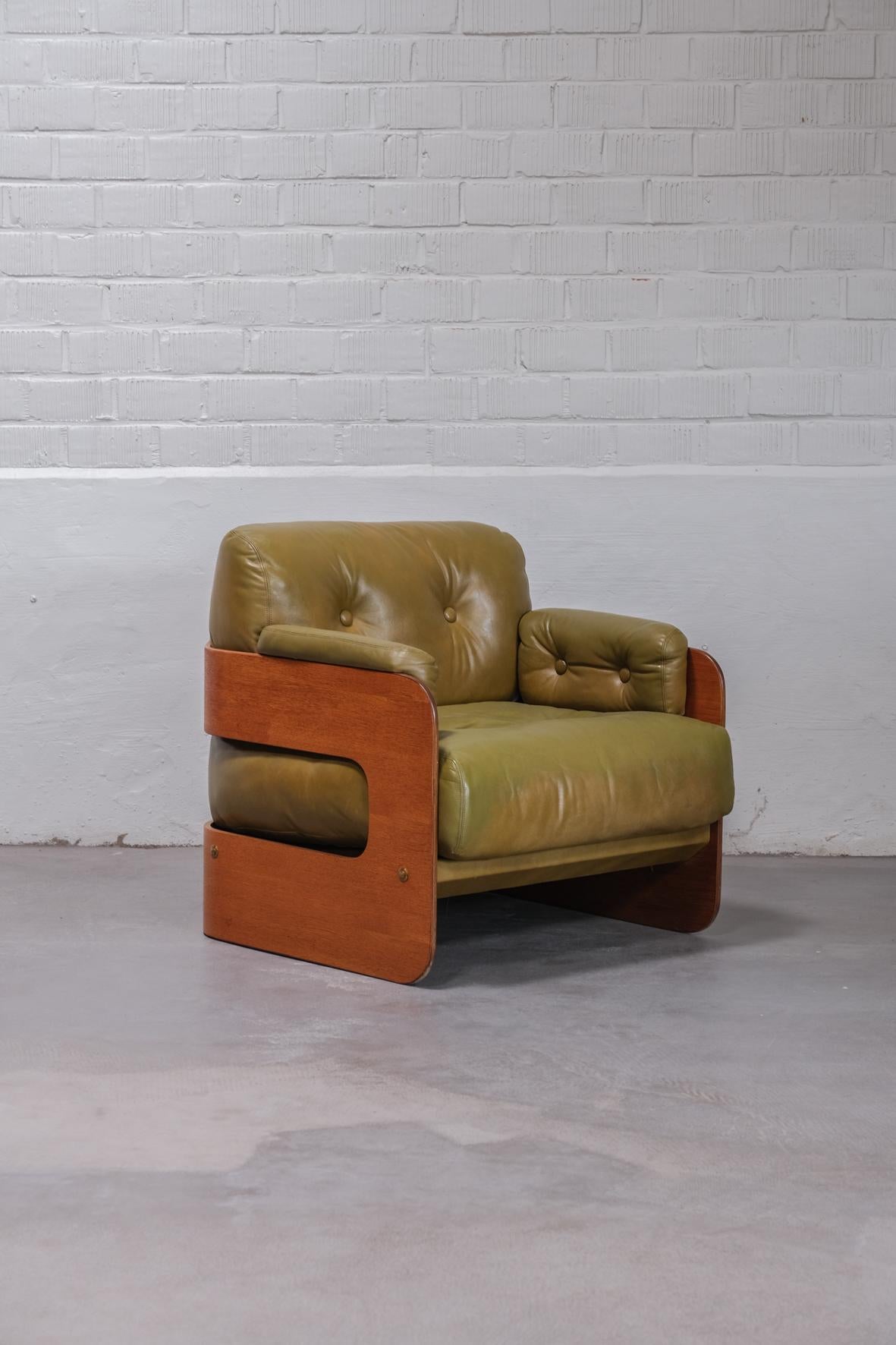 Mid-20th Century Extremely Rare 2 x 1 Seater by Maija Ruoslahti for Sopenkorpi, 1960