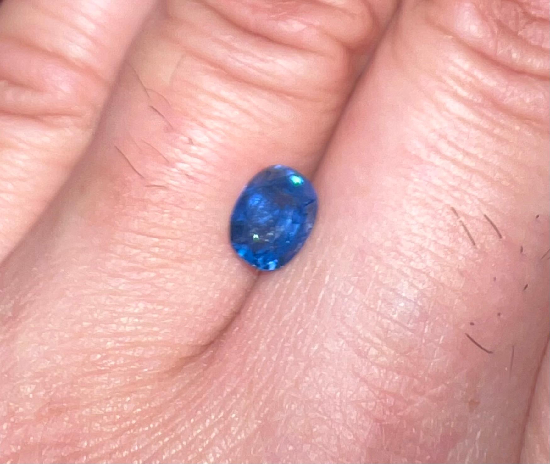 
This beautiful royal neon blue Cobalt Spinel is one of the rare beauties I was able to luckily obtain at the cobalt Spinel mine in Luc Yen Vietnam recently. It is exceptionally rare to obtain Cobalt Spinel above a half a carat and this beauty is