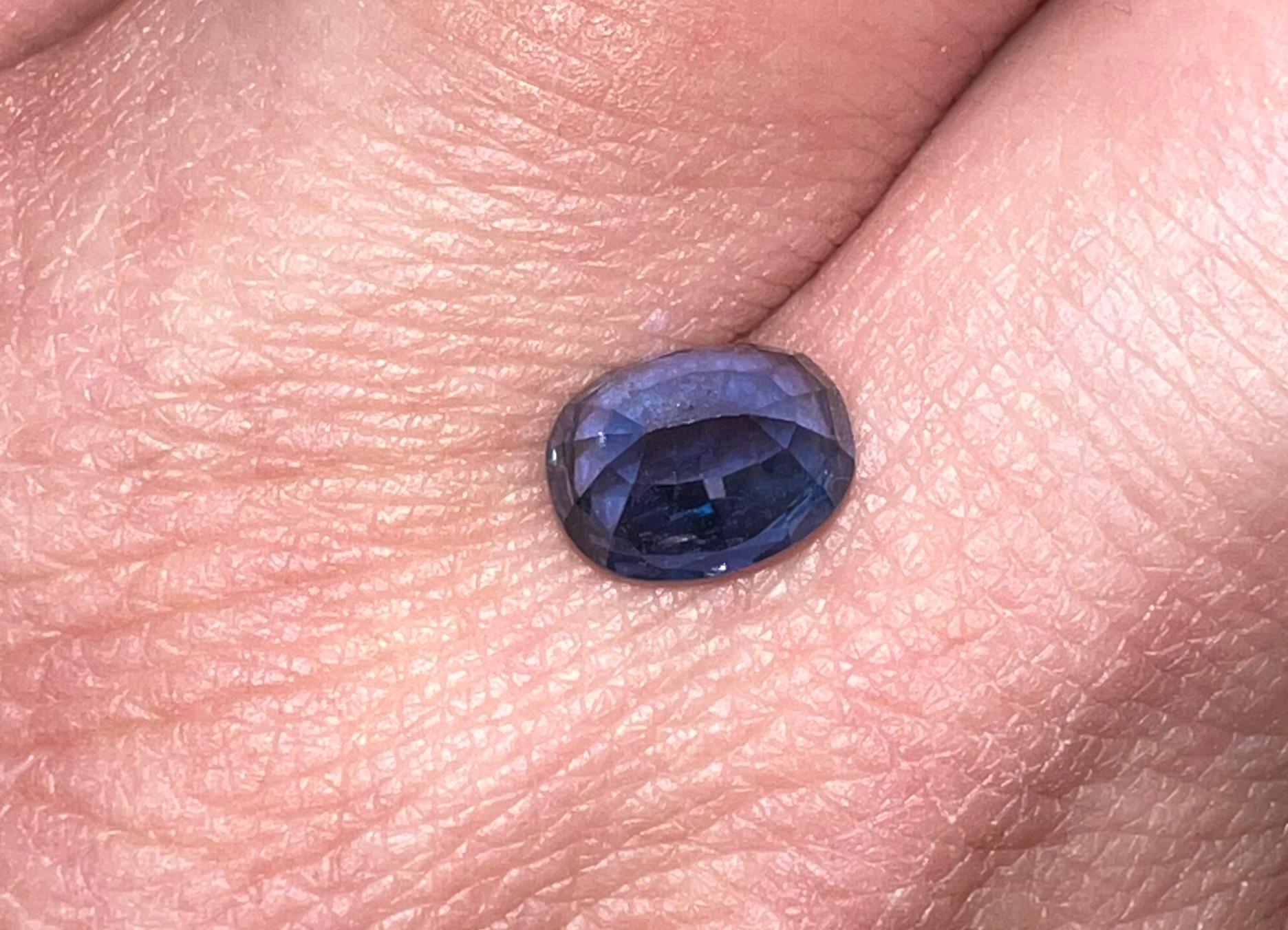 Extremely Rare 2.11 carat Cobalt Spinel 1