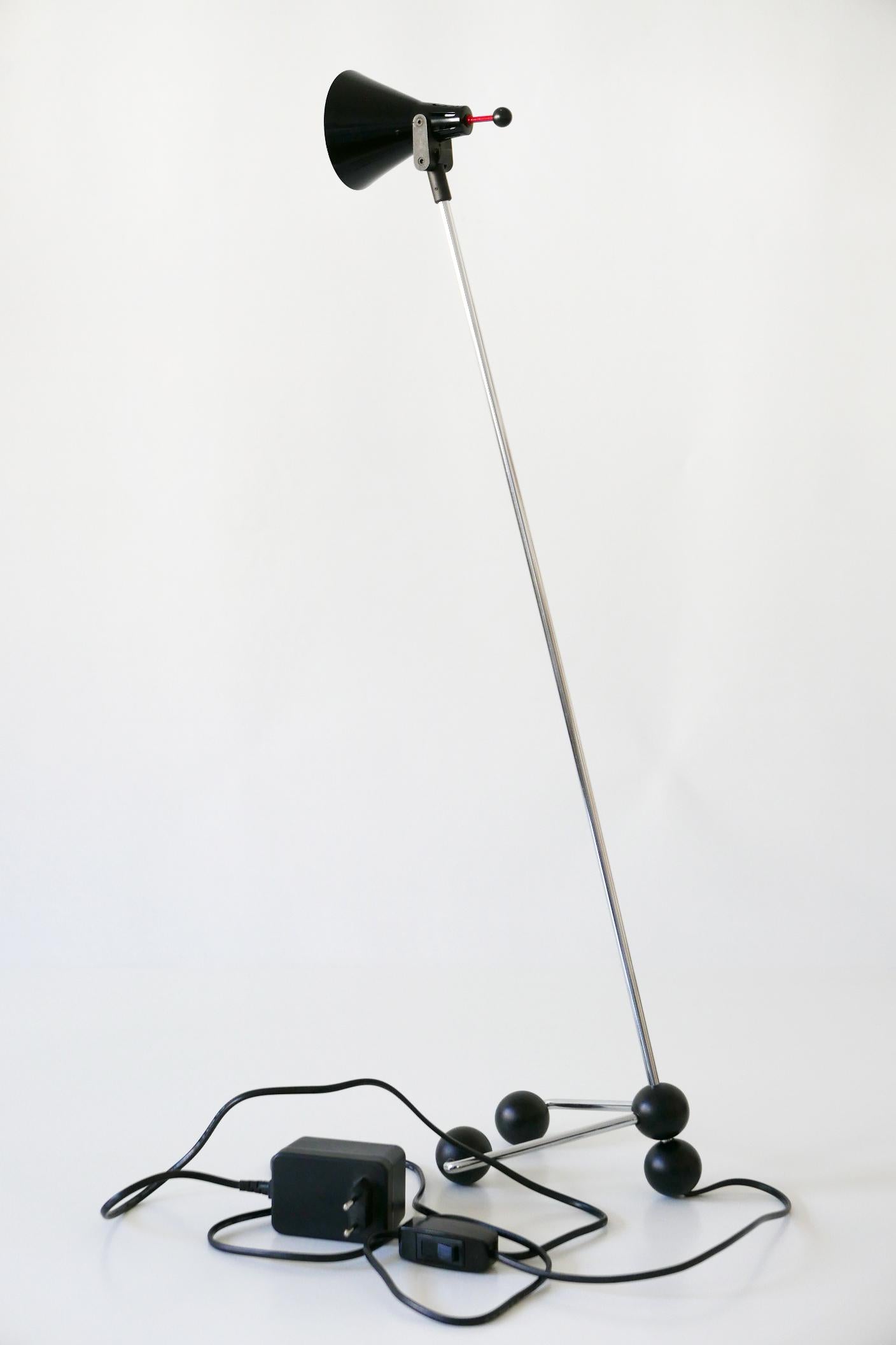 Extremely Rare Adjustable Mid-Century Modern Table Lamp by Otto Kolb, 1970s For Sale 7