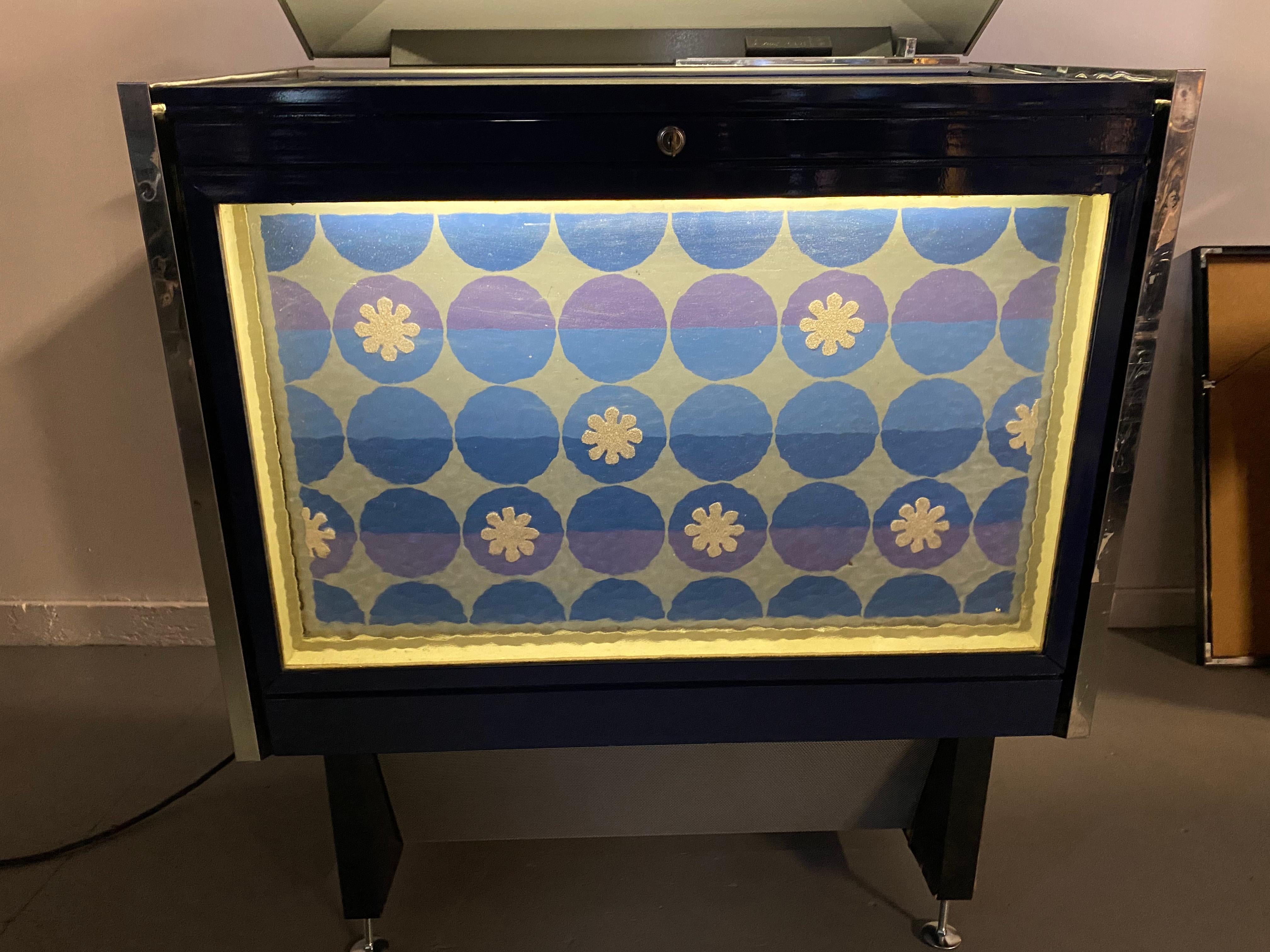 American Extremely Rare AMI / Rowe CMM1 Cadette Jukebox, Modernist, Jetsons Design