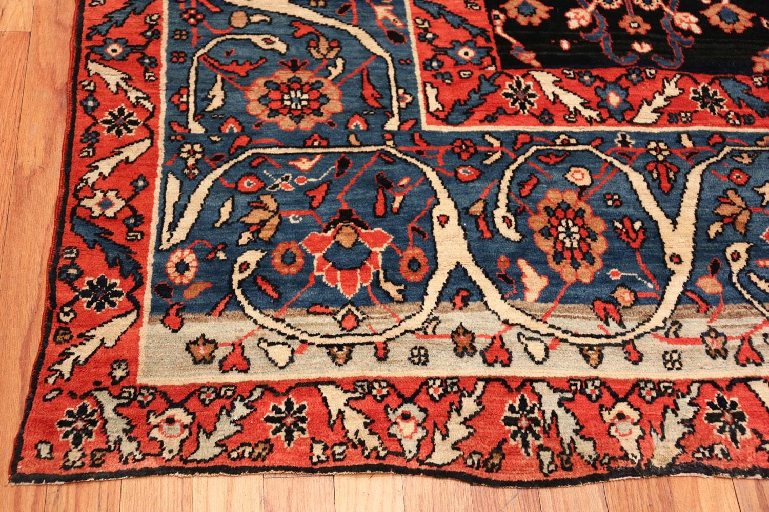 Late 19th Century Extremely Rare and Beautiful Antique Persian Bakshaish Rug