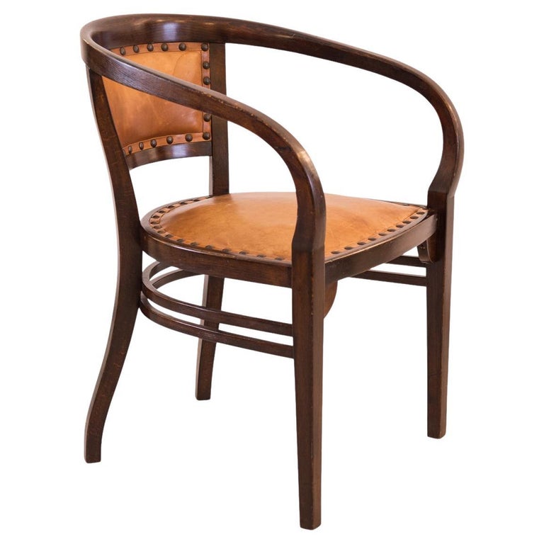 Extremely Rare and Beautiful Otto Wagner Chair by Thonet Vienna 1901  Jugendstil For Sale at 1stDibs