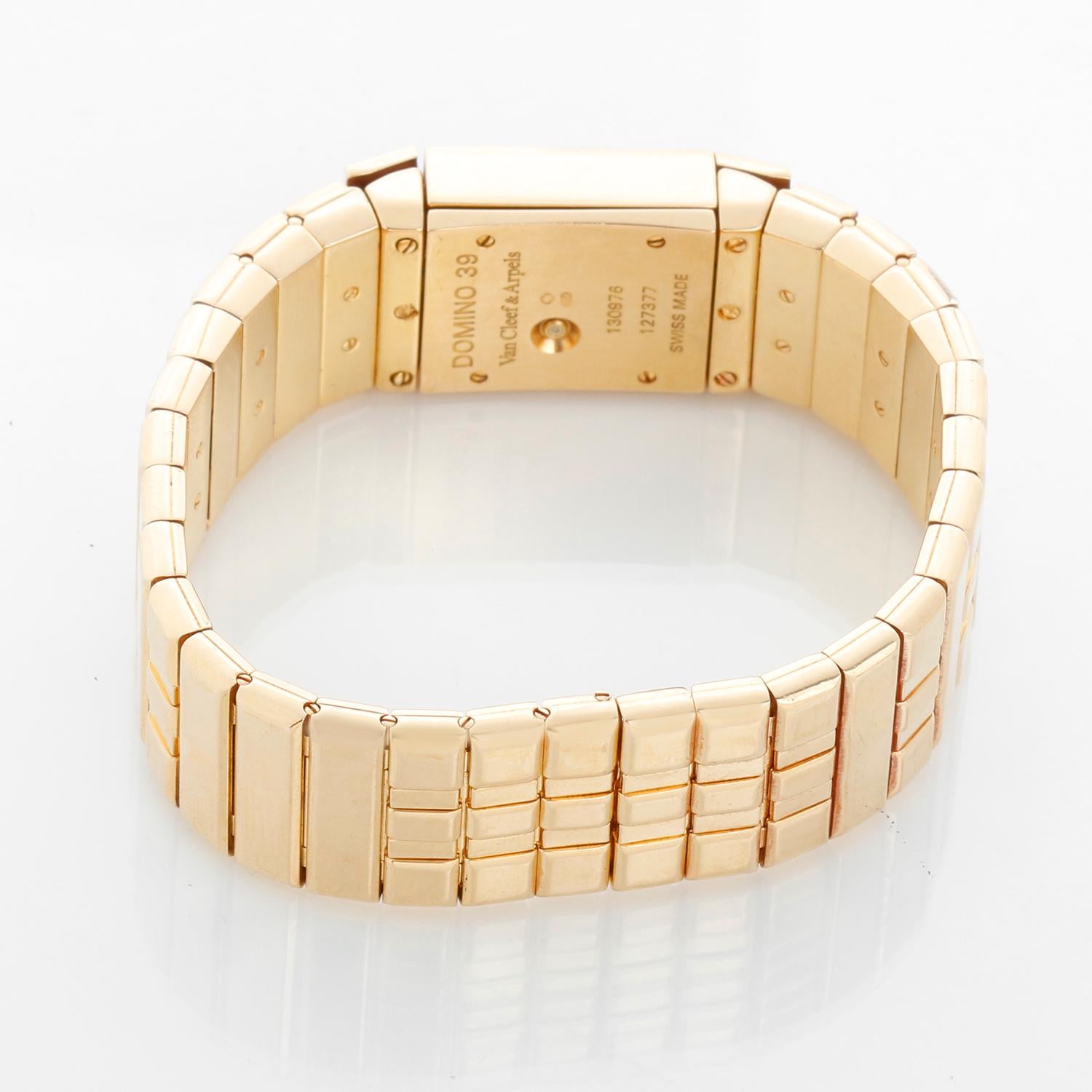 De las mujeres Extremadamente Raro Y Coleccionable Van Cleef & Arpels Domino 39 Damas Oro Amarillo D en venta