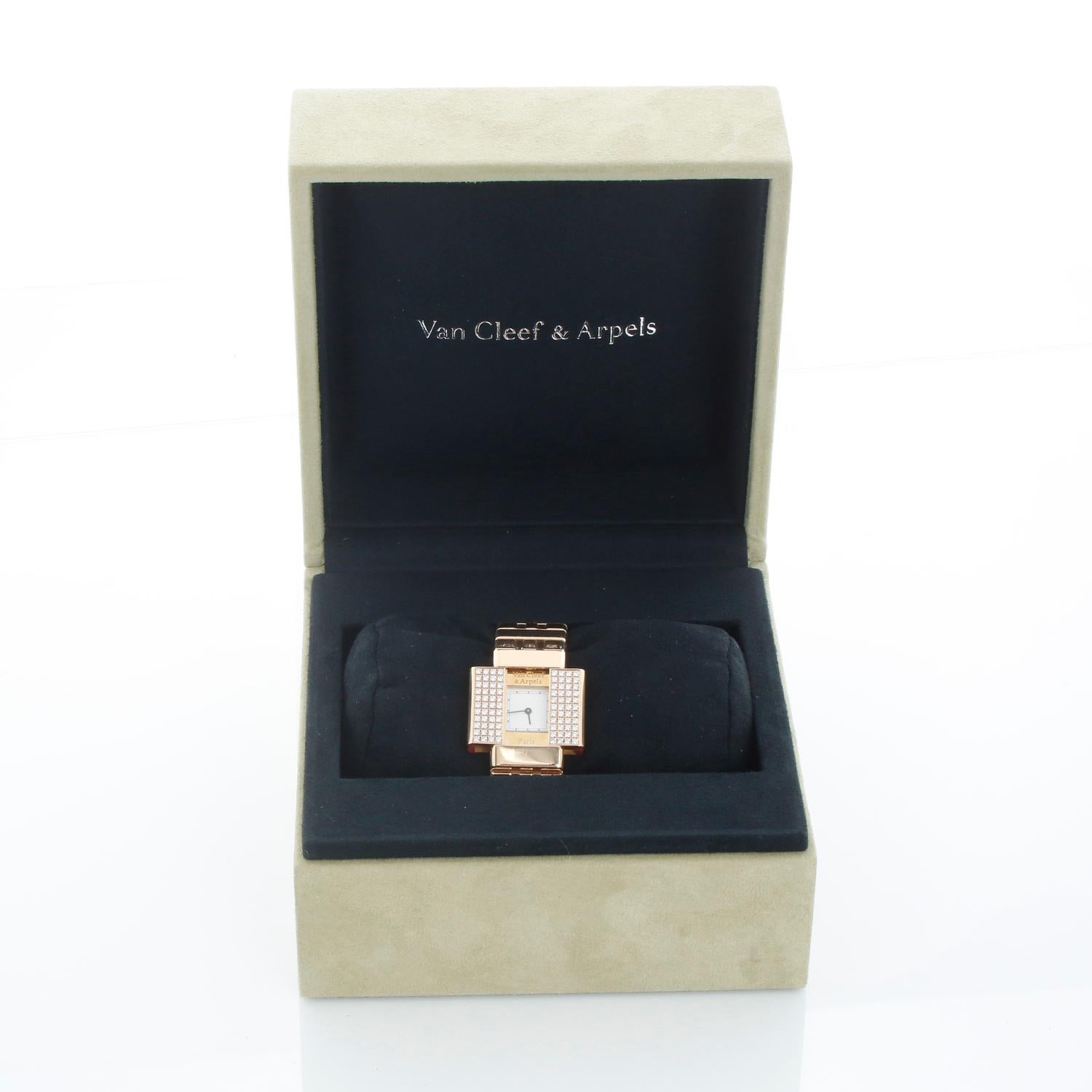 Extremadamente Raro Y Coleccionable Van Cleef & Arpels Domino 39 Damas Oro Amarillo D en venta 2