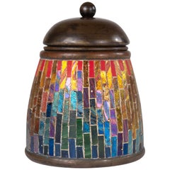 Extremely Rare and Important Tiffany Studios Mosaic Matchholder