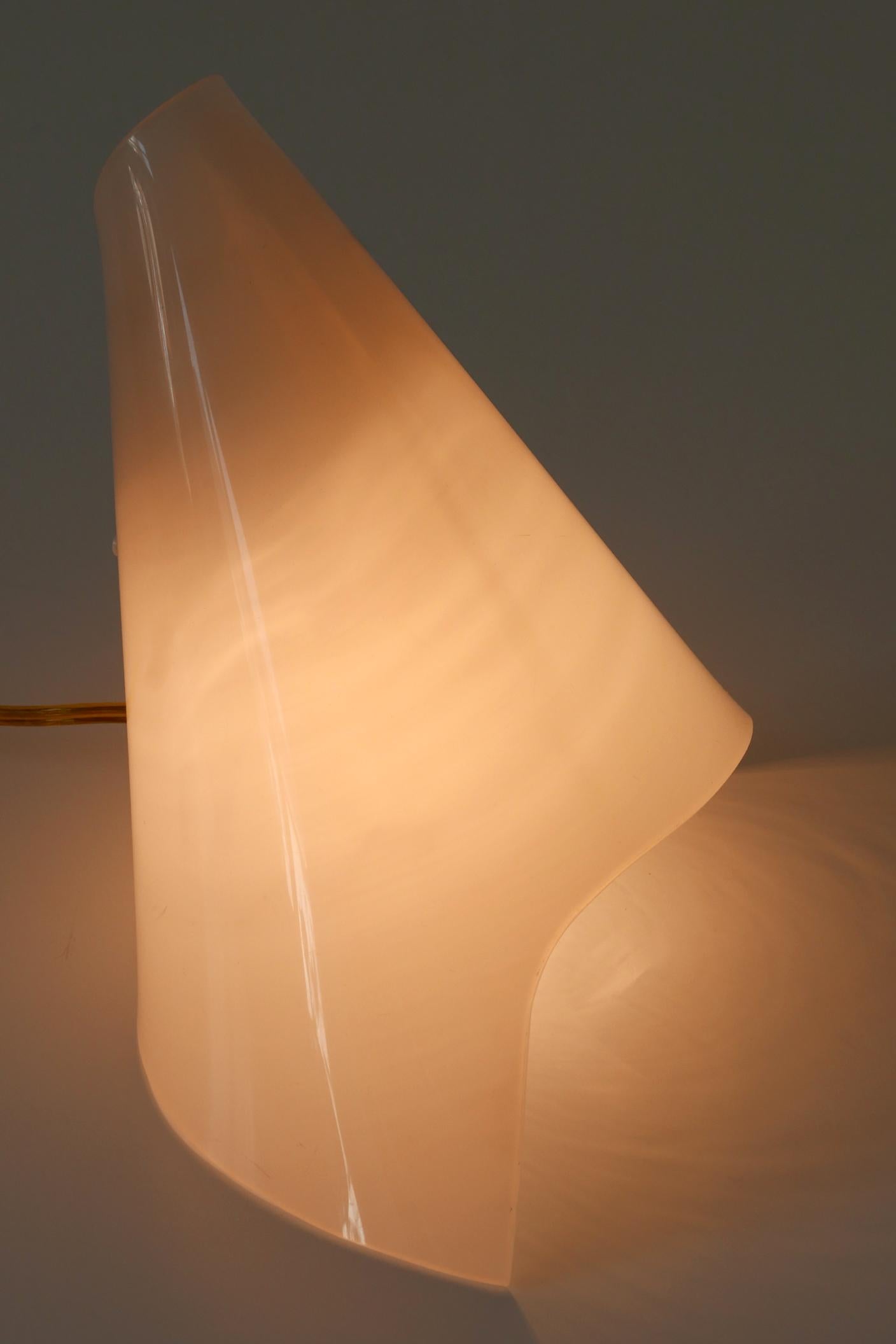 Extremely Rare and Lovely Mid-Century Modern Lucite Table Lamp Sweden 1960s For Sale 11