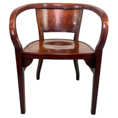 Extremely rare armchair no.6521 by Otto Wagner for Thonet