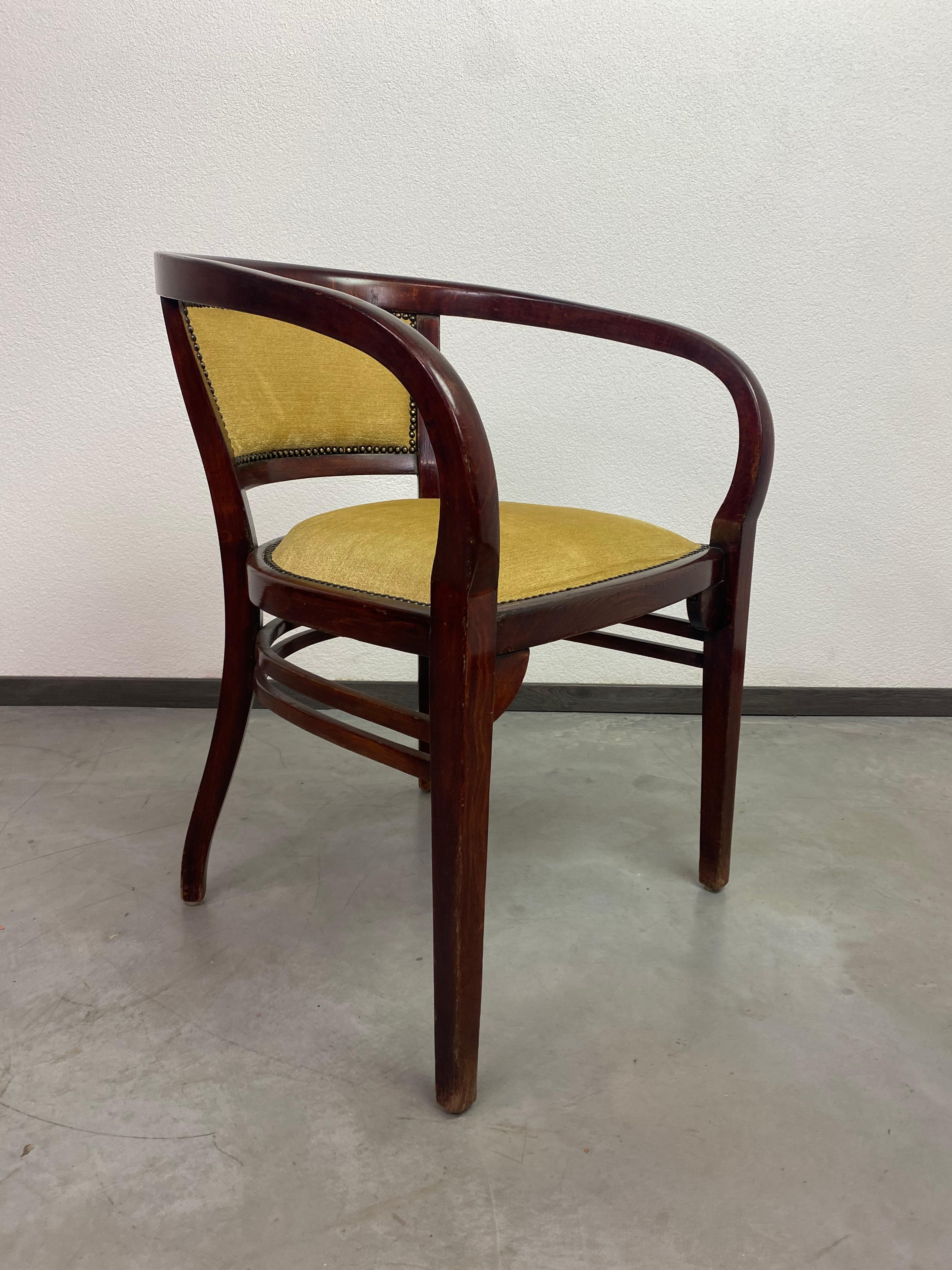 Vienna Secession Extremely rare armchairs no.6521 by Otto Wagner for Thonet For Sale