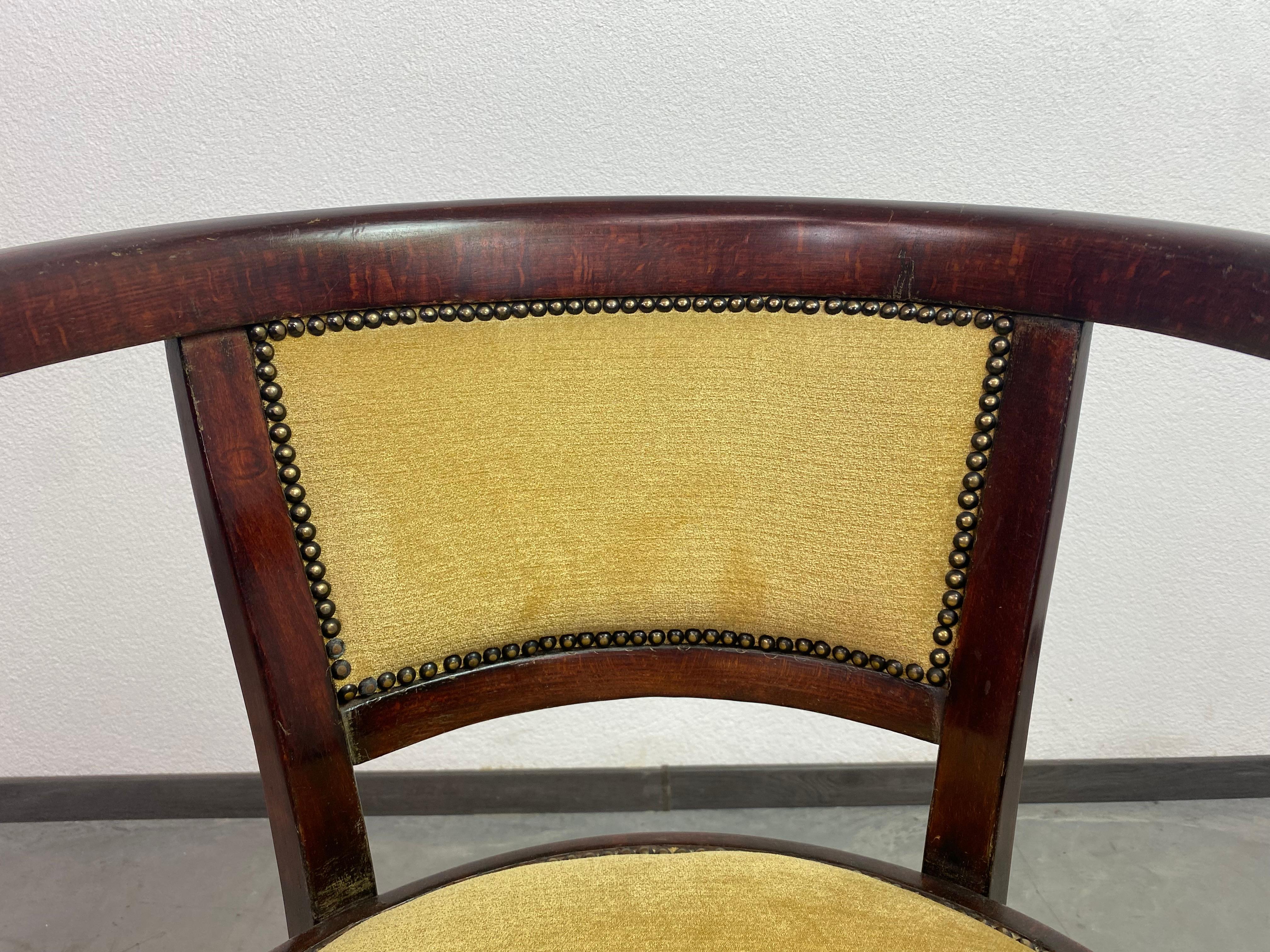 Extremely rare armchairs no.6521 by Otto Wagner for Thonet For Sale 1