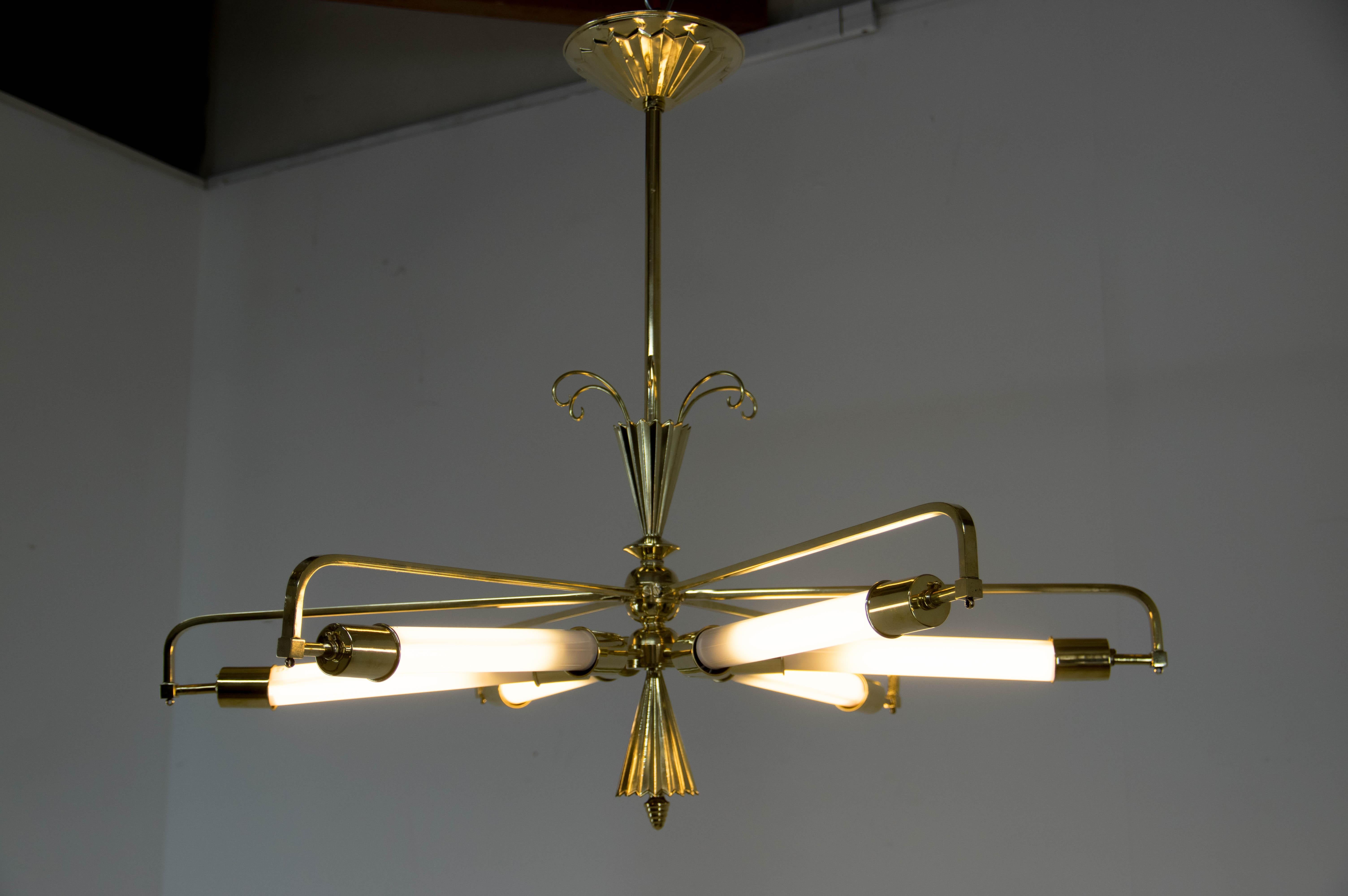 Rarissimo lampadario Art Nouveau/Art Deco, Austria, anni '20 in vendita 4