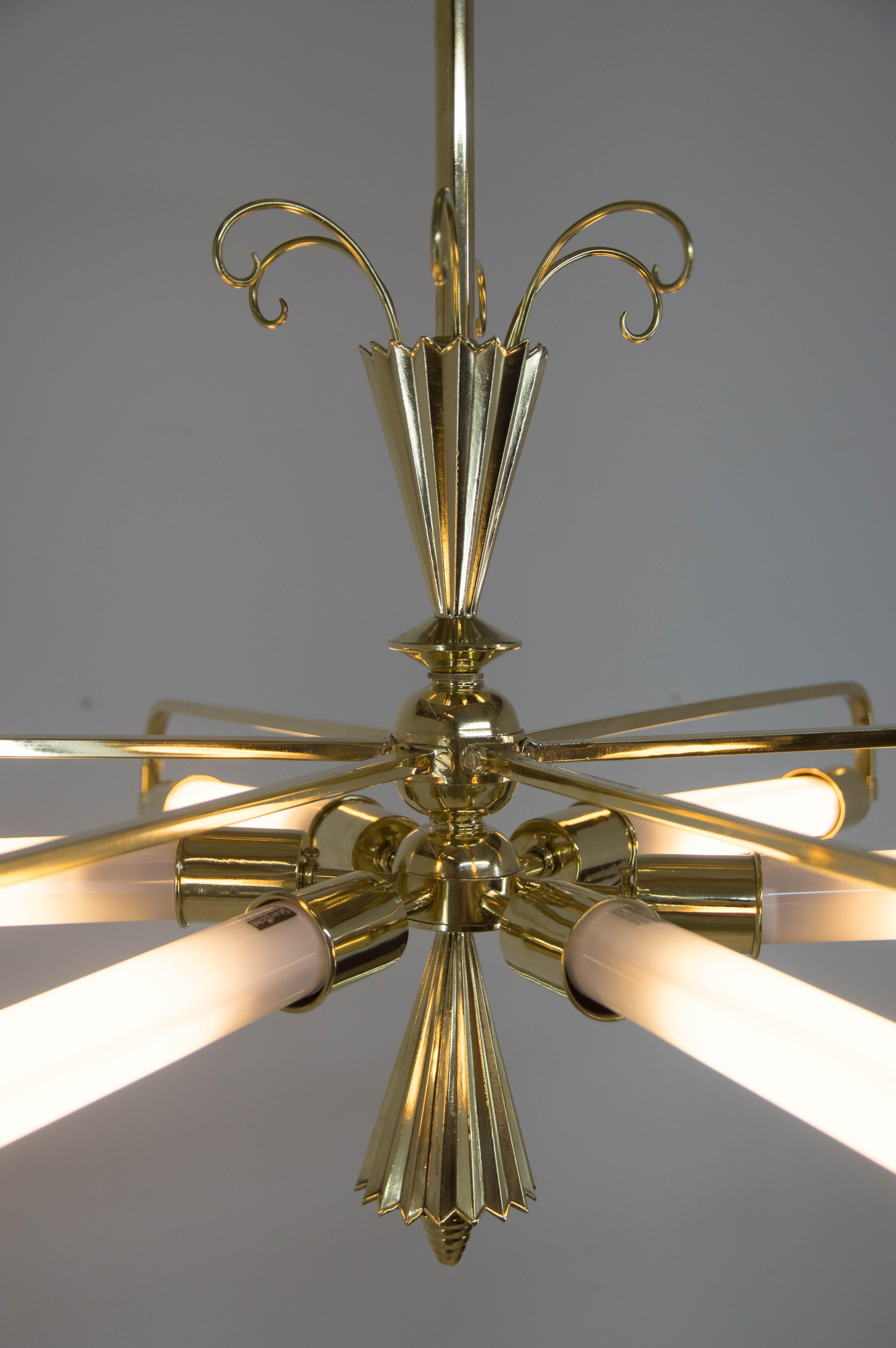 Austriaco Rarissimo lampadario Art Nouveau/Art Deco, Austria, anni '20 in vendita