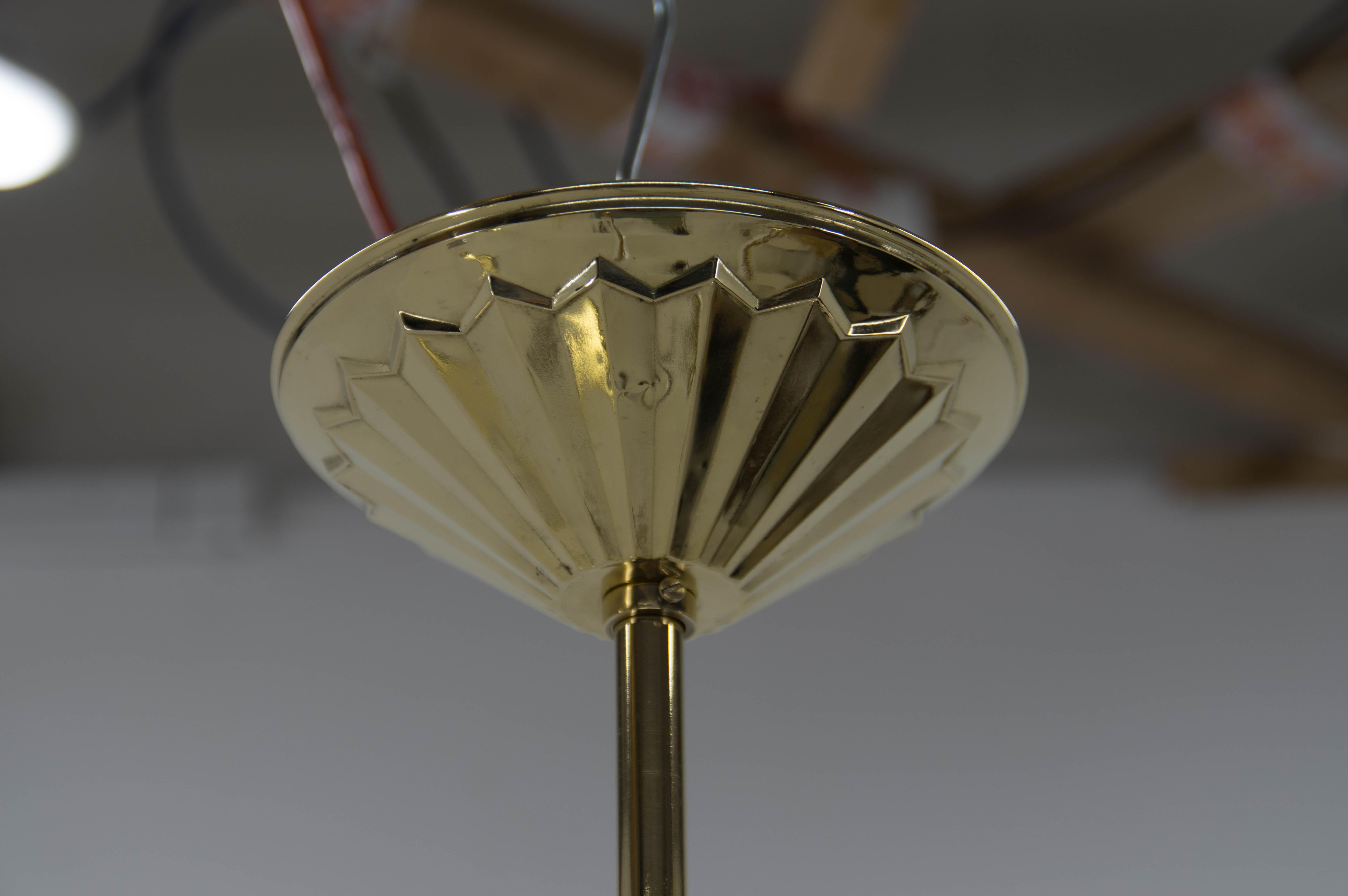 Rarissimo lampadario Art Nouveau/Art Deco, Austria, anni '20 in vendita 1