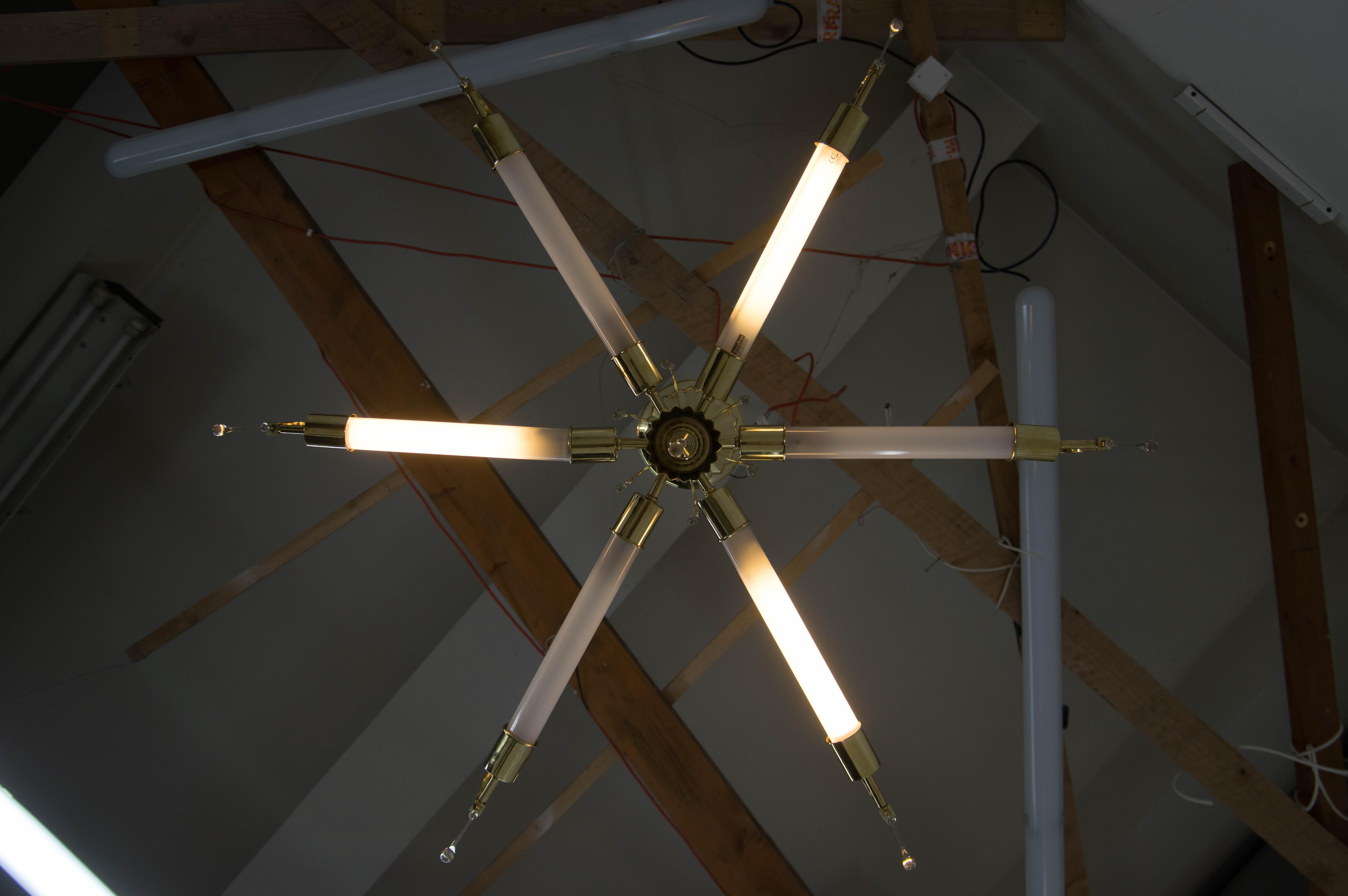 Rarissimo lampadario Art Nouveau/Art Deco, Austria, anni '20 in vendita 2