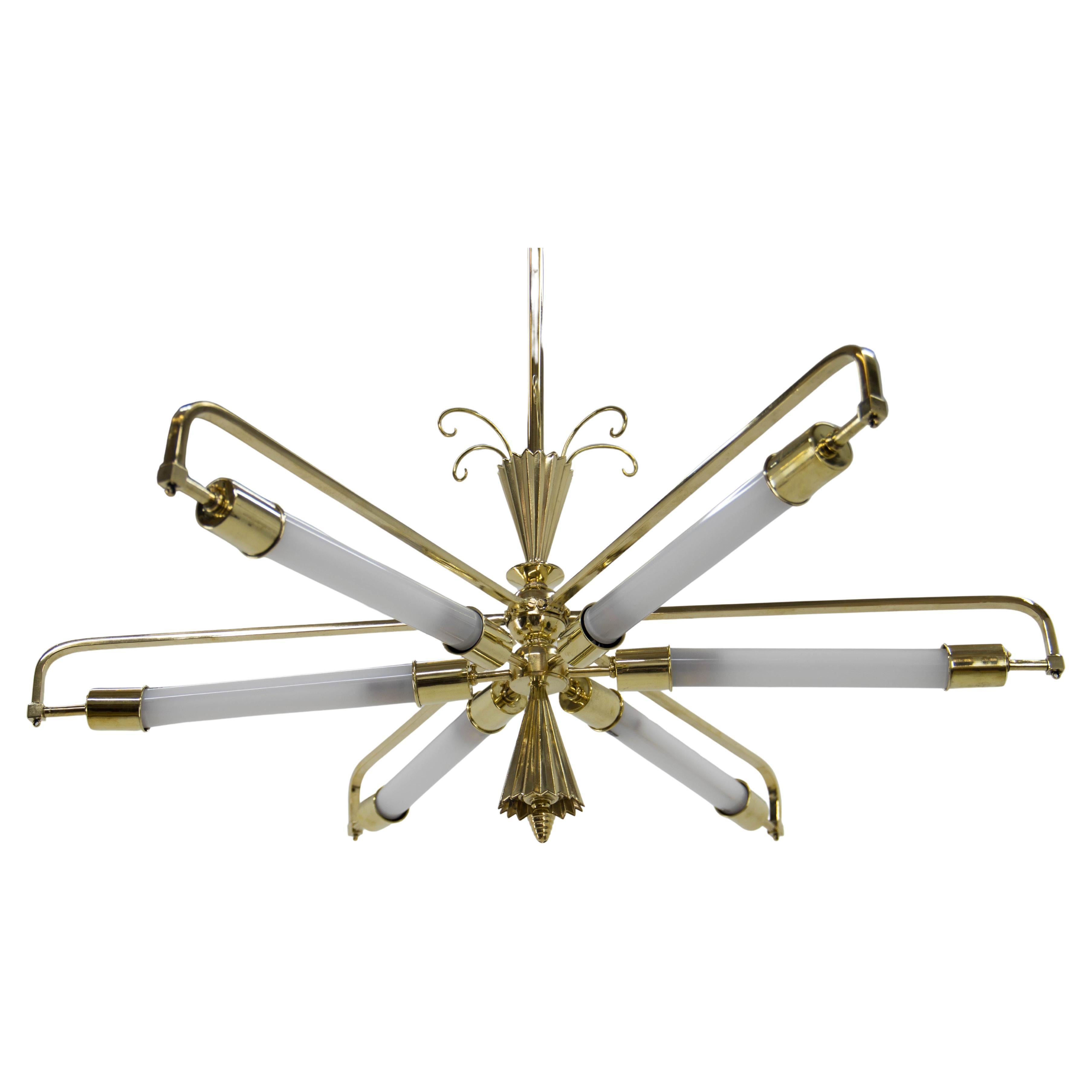 Extremely Rare Art Nouveau/Art Deco Chandelier, Austria, 1920s