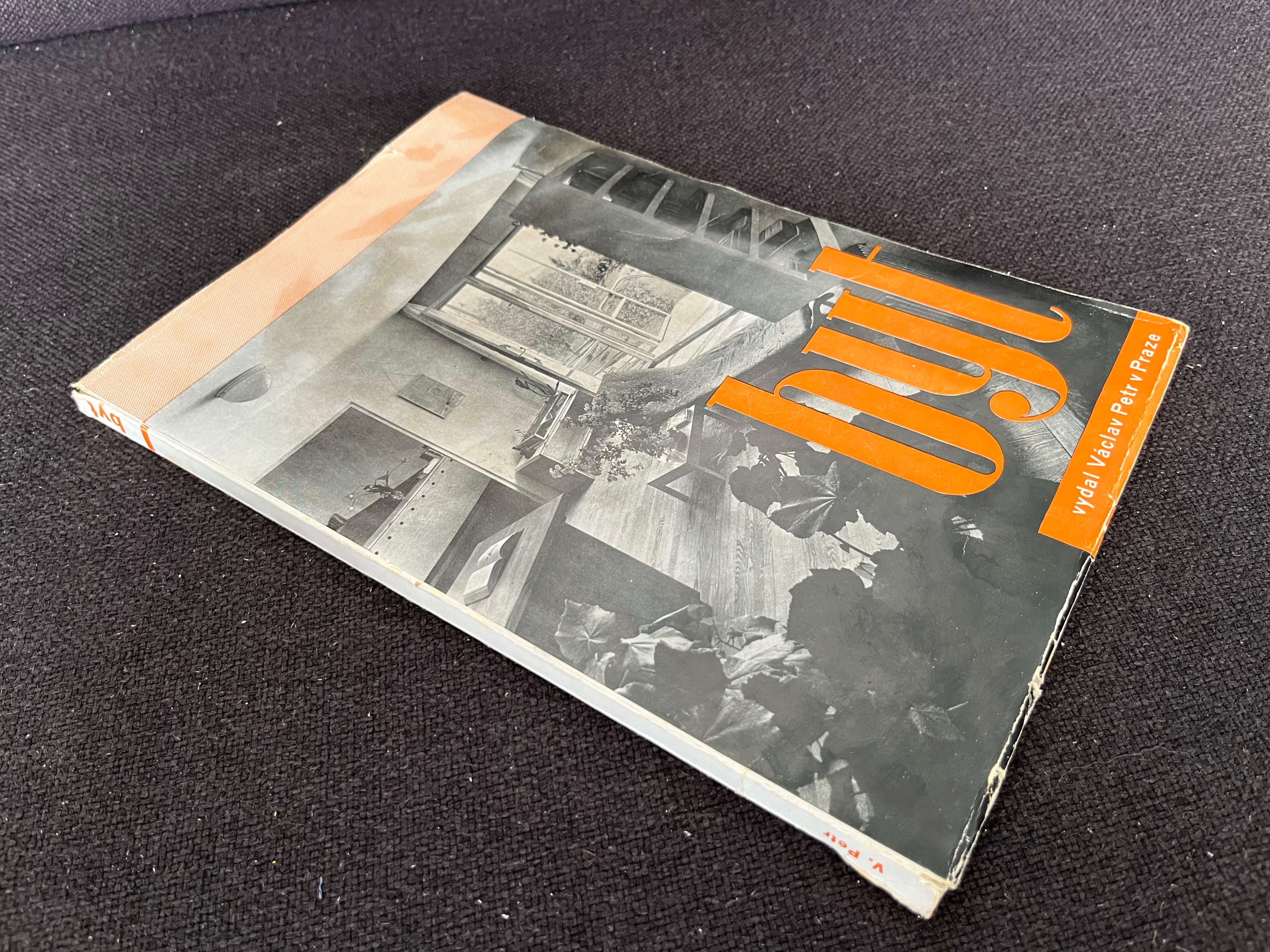 Extremely Rare Bauhaus Book BYT by Václav Petr, Ladislav Sutnar, 1934 In Fair Condition For Sale In Praha, CZ