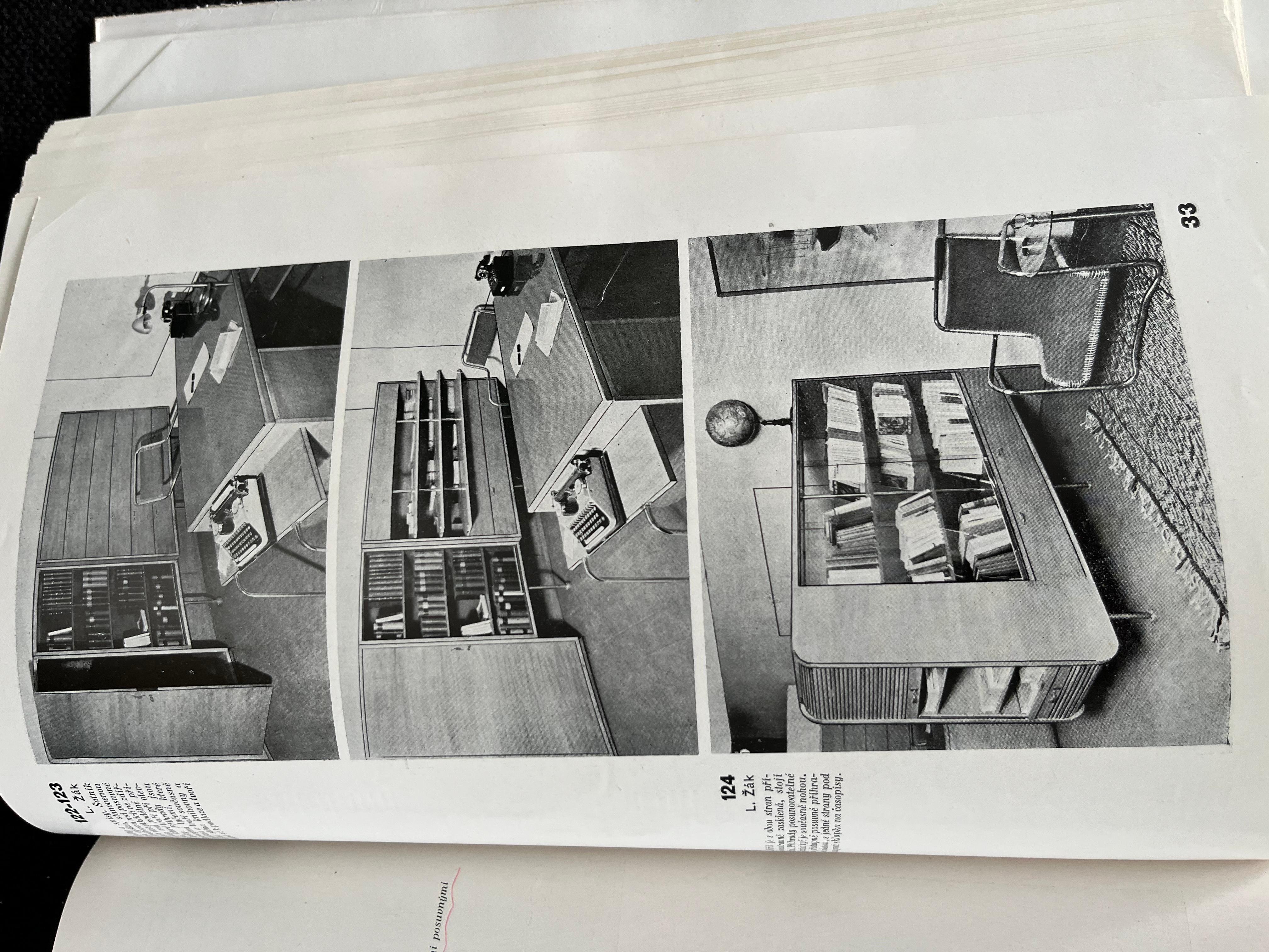 Papier Livre rarissime sur le Bauhaus BYT par Václav Petr, Ladislav Sutnar, 1934 en vente