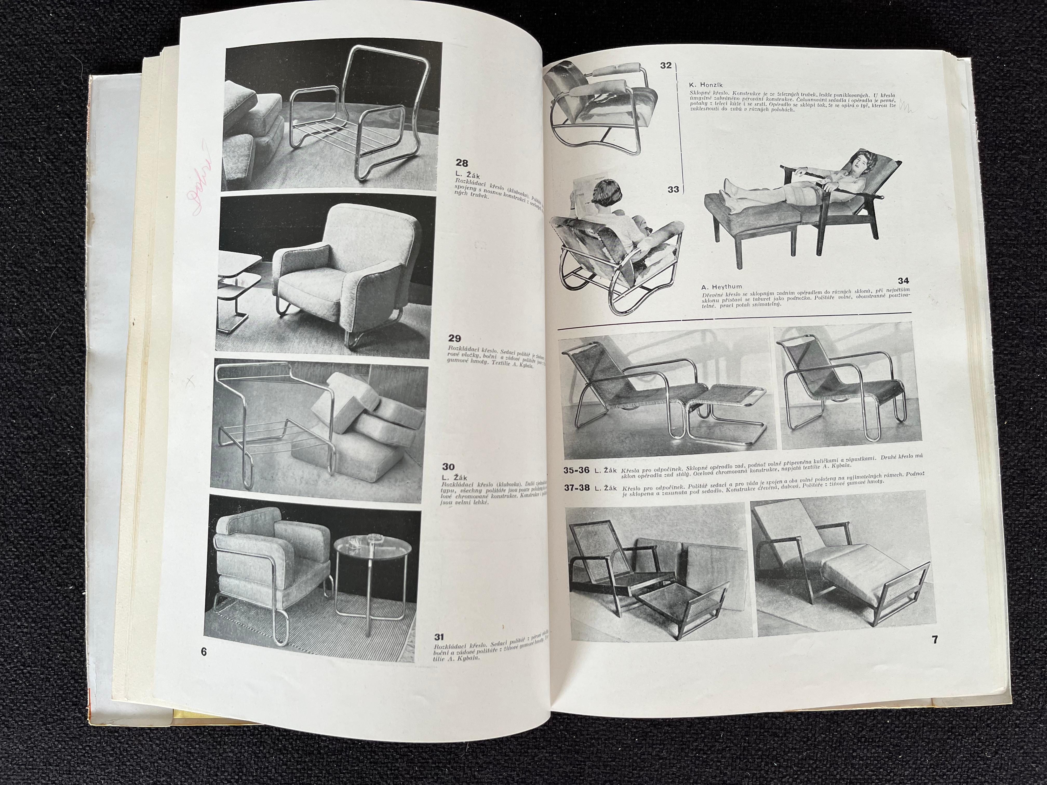 Livre rarissime sur le Bauhaus BYT par Václav Petr, Ladislav Sutnar, 1934 en vente 4