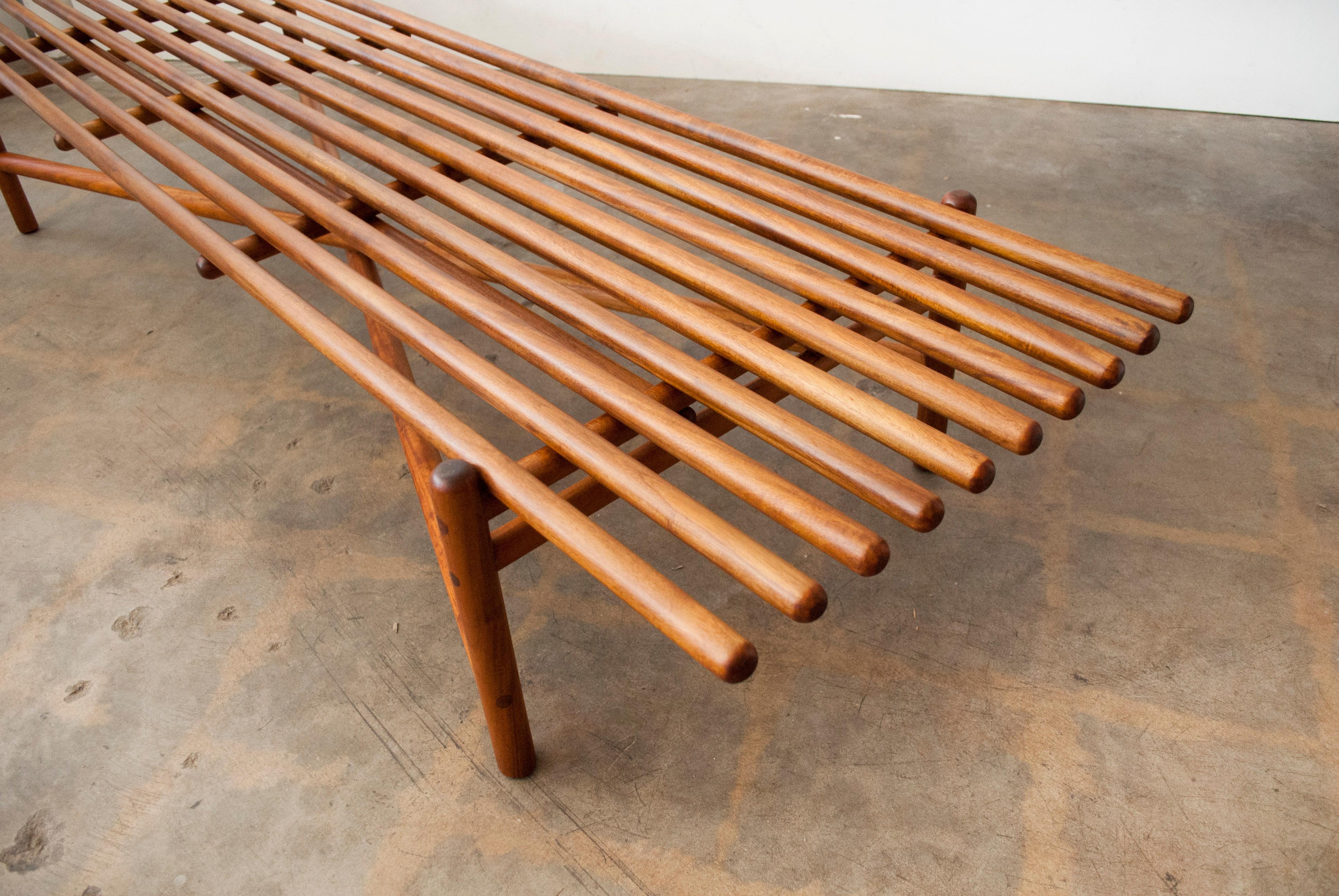 Extremely Rare Bertrand Goldberg Bench, 1952 7