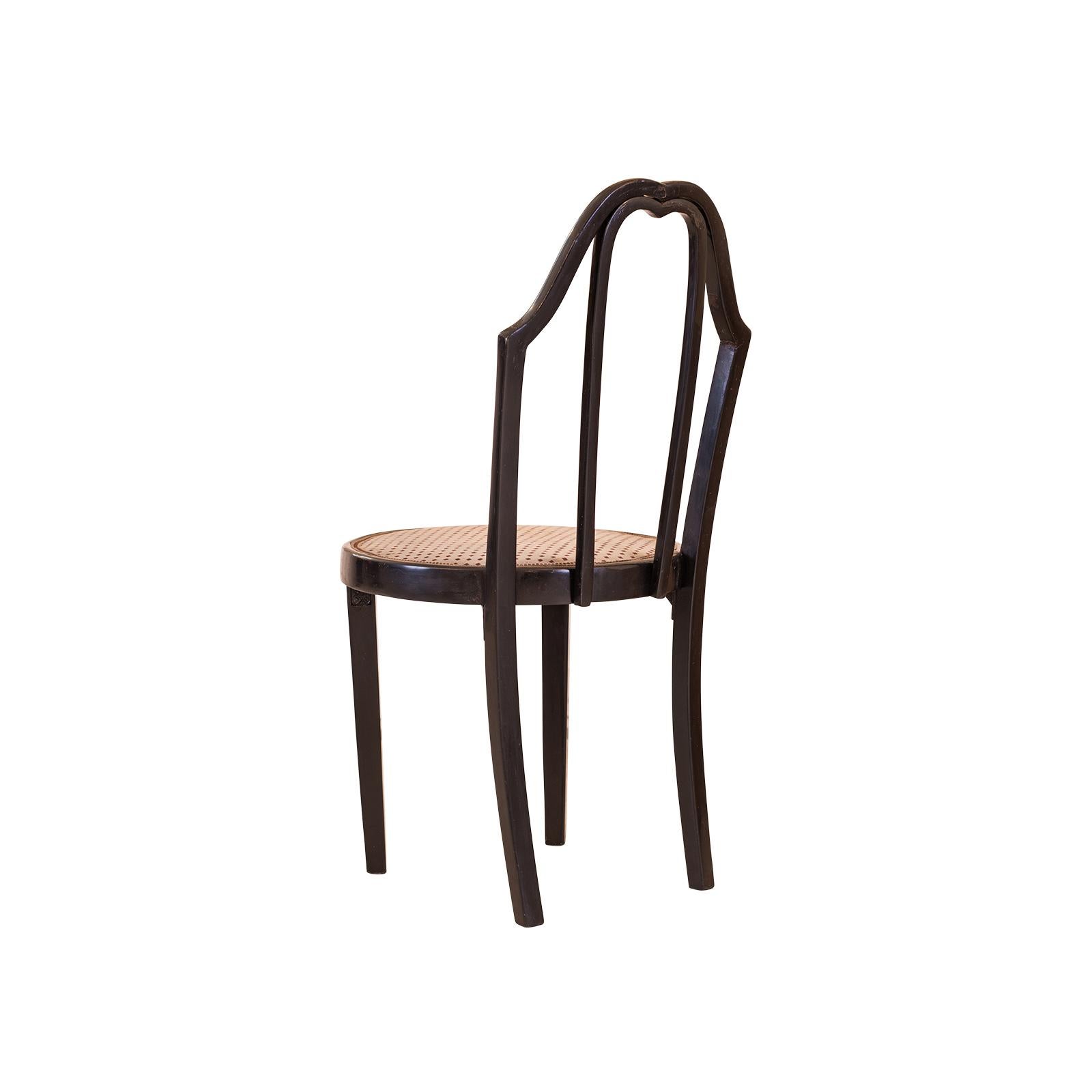 Äußergewöhnlich seltener Stuhl aus dem Grabenkaffehaus, Wien 1, Graben, Original (Österreichisch) im Angebot