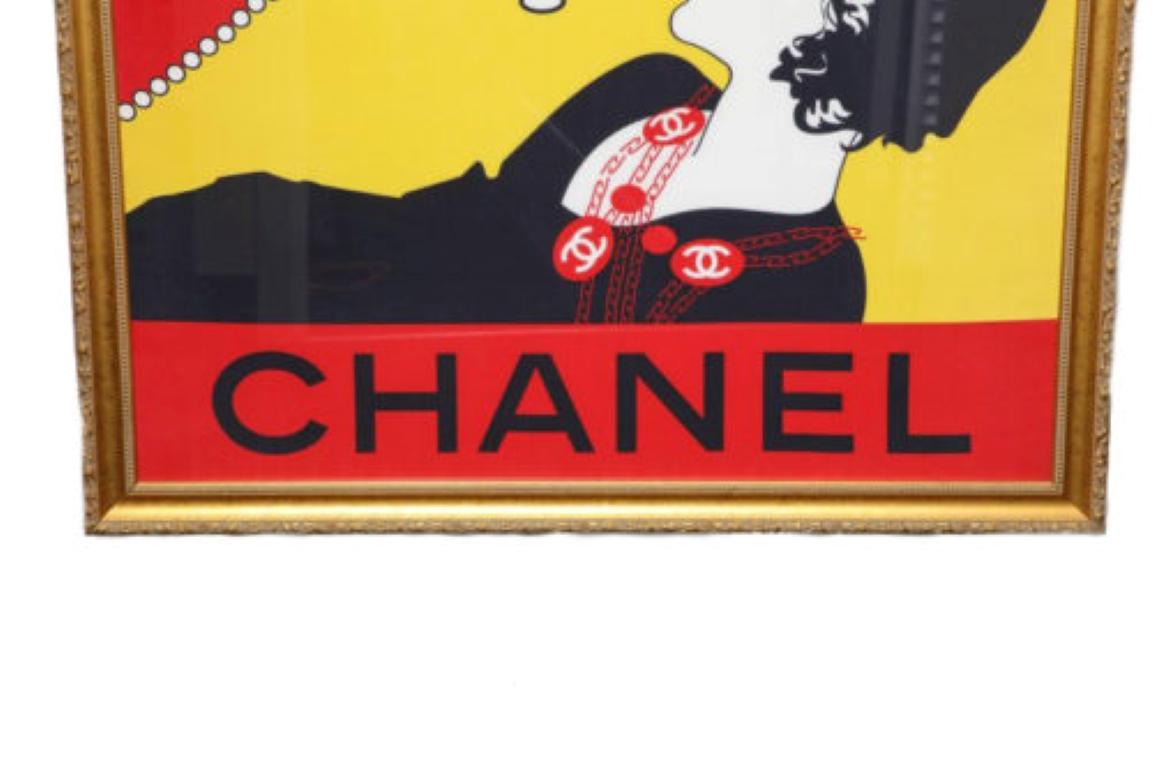 Extrêmement rare écharpe en soie de l'icône Chanel 