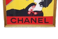 Extremely Rare Chanel “Drop Of No.5” Scarf In Gold Frame