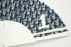 Extremely Rare Christian Dior by John Galliano No.1 Trotter Logo Fan