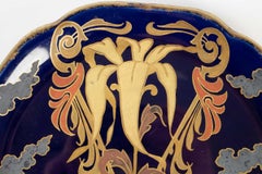 Extremely Rare Earthenware Plate by Choisy le Roi