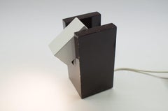 Extremely Rare F.A.A.I. Arredo Prisma Table Lamps or Wall Lamp Cremona, Italy