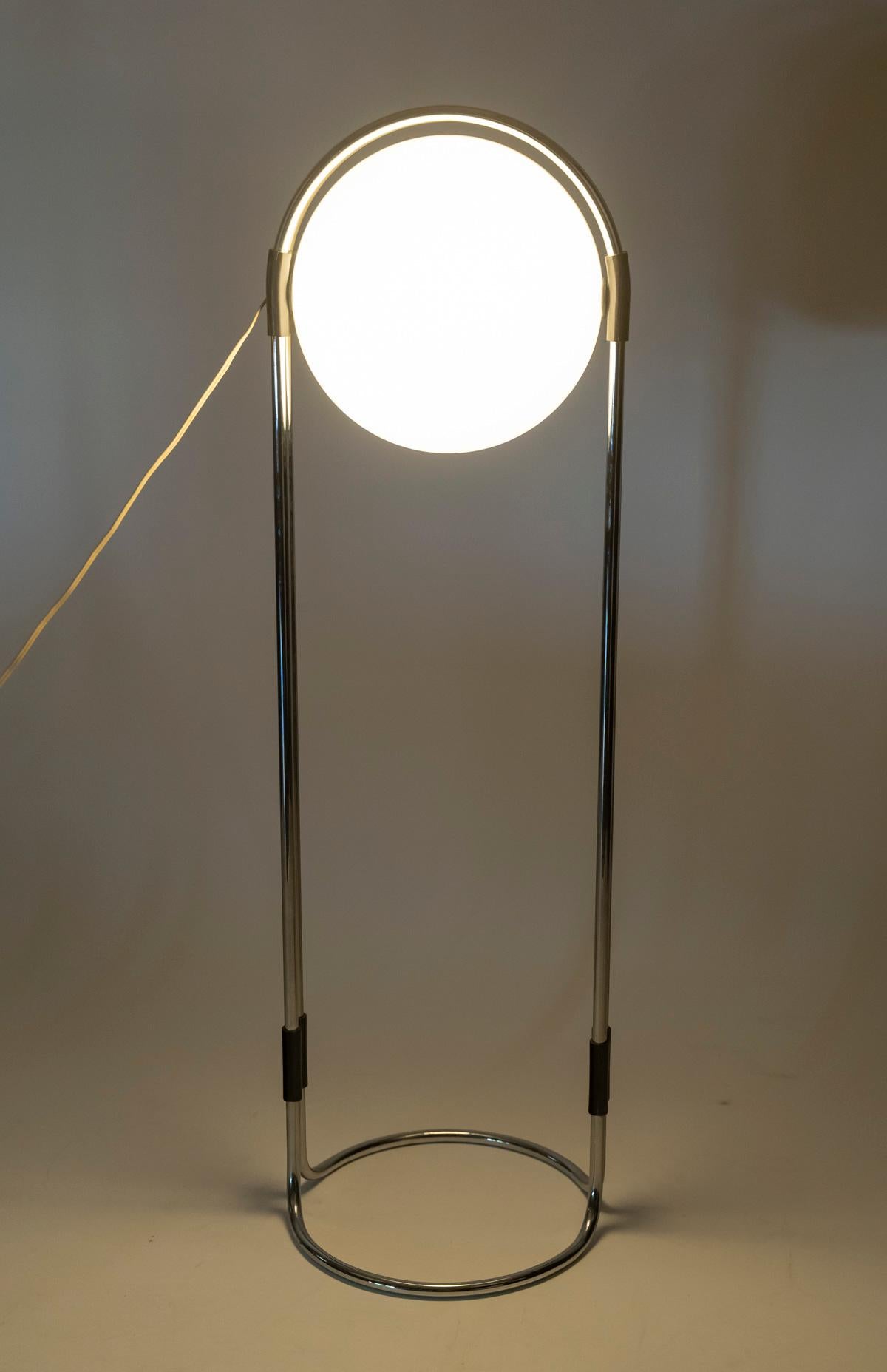 Lámpara de pie extremadamente rara de Andre Ricard para Metalarte Spain 1967 Español en venta