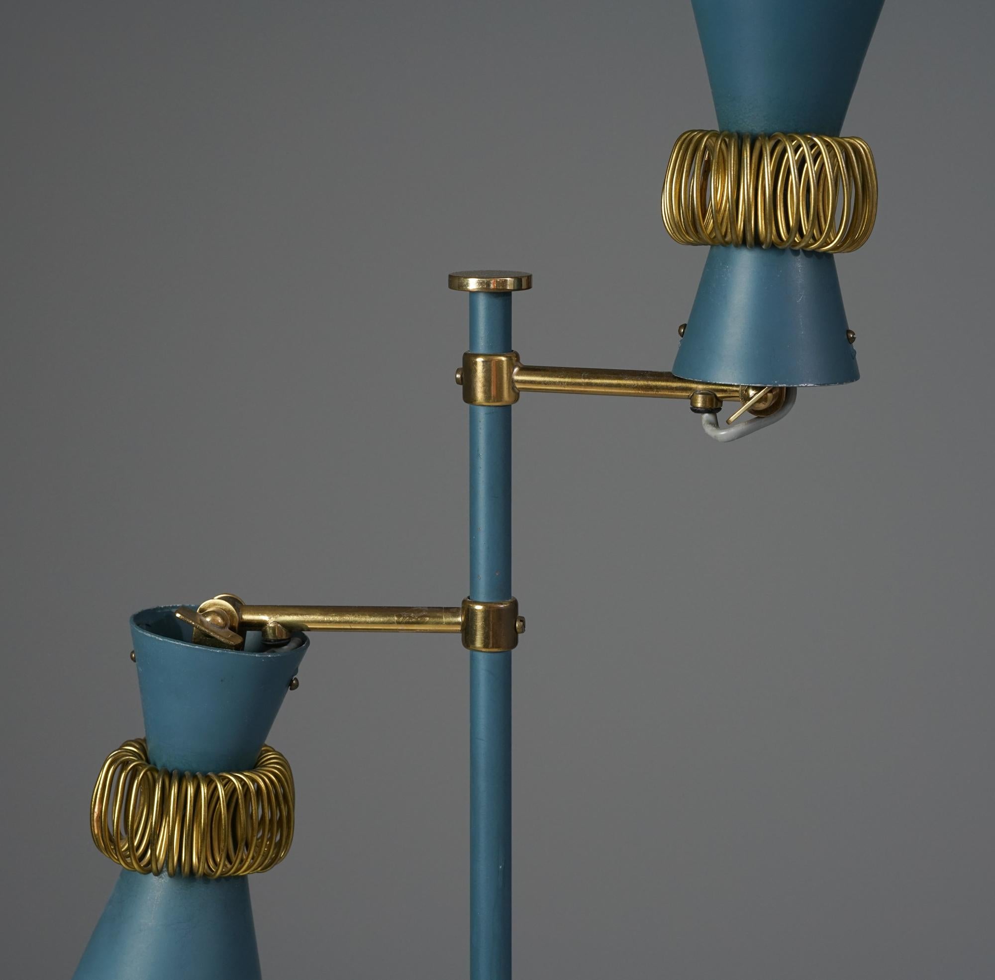 Finlandese Lampada da terra estremamente rara, Maria Lindeman, Idman Oy, 1959 in vendita