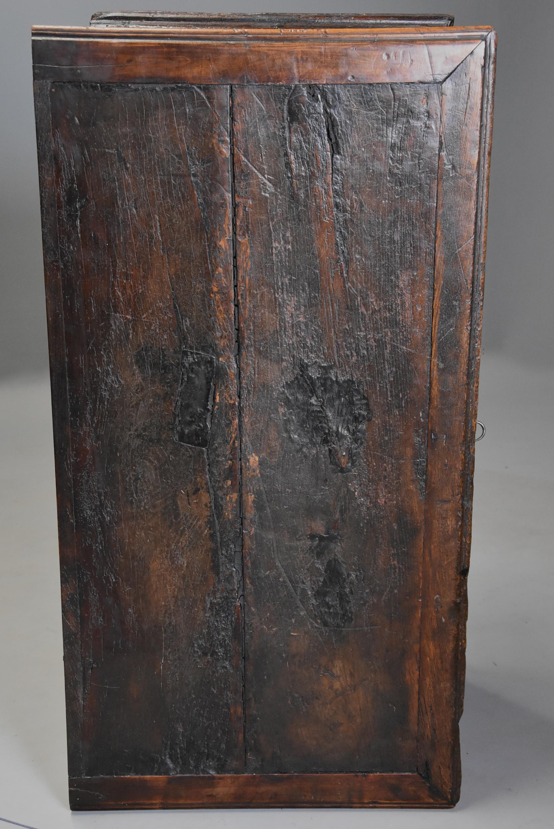 Extremely Rare French Early 16th Century Fruitwood Coffer of Superb Patina 9