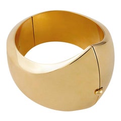 Extremely Rare Georg Jensen Nanna Ditzel Gold Cuff #375