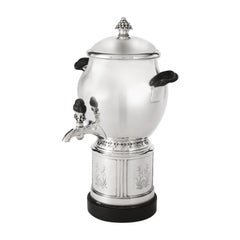 Extremely Rare Georg Jensen Sterling Silver Samovar 32