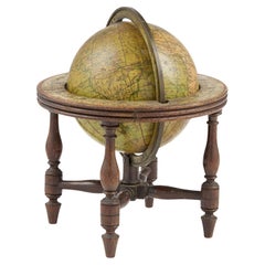 Extremely rare George III Miniature Terrestrial three-inch table Globe