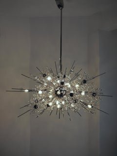 Extremely Rare Grand J. & L. Lobmeyr "Metropolitan" Met Starburst Chandelier