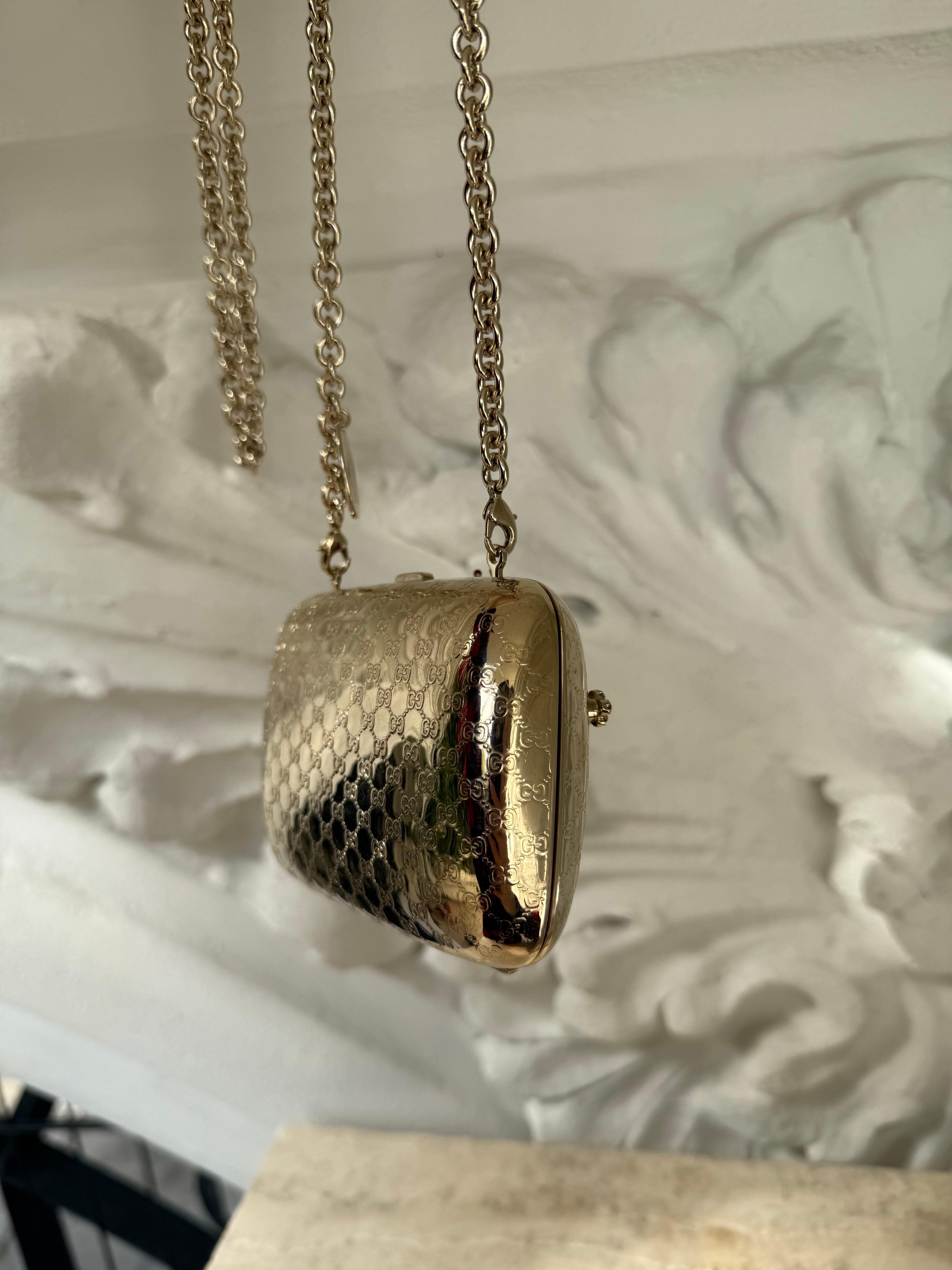 Rarissime sac à main à bijoux Gucci by Tom Ford mushrooms work of art en vente 1