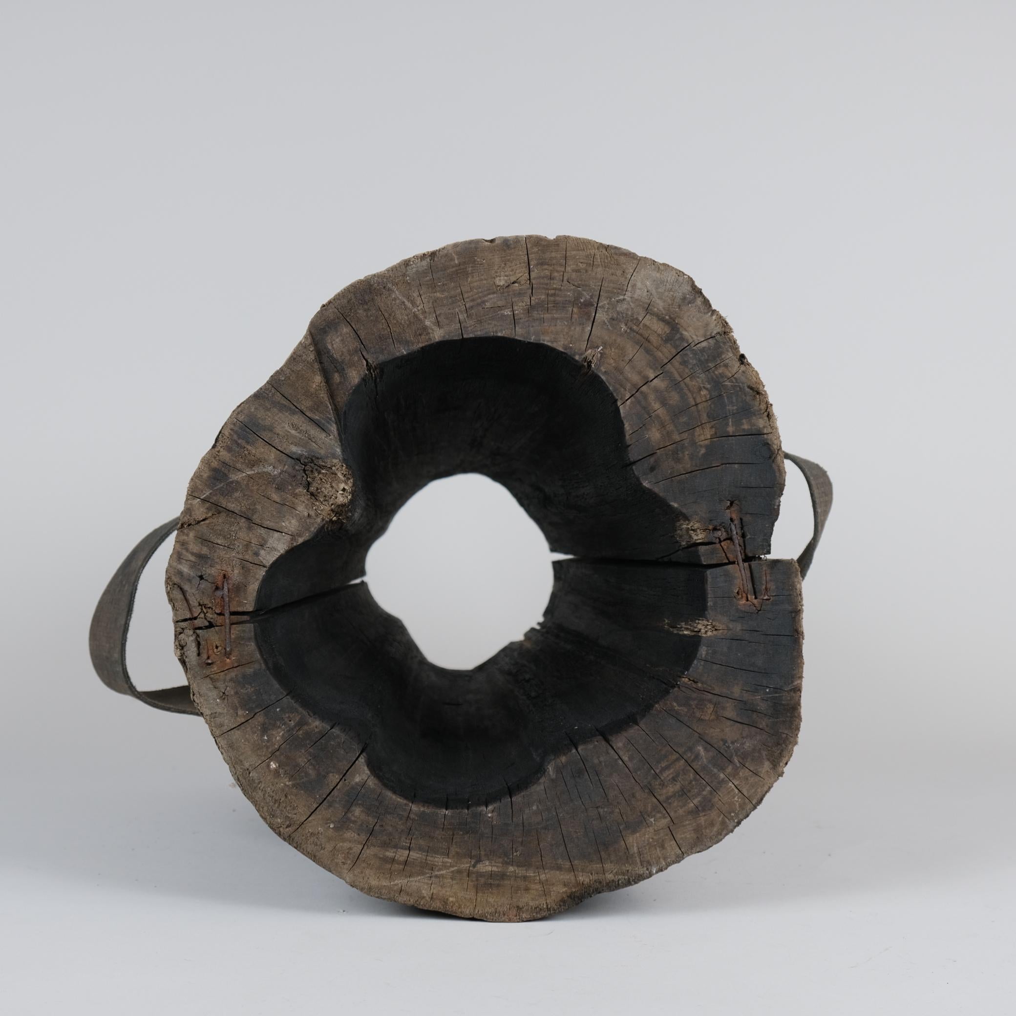 Metà XX secolo Estremamente raro stampo in legno intagliato a mano per il vaso di Alvar Aalto modello 3032, anni '40 in vendita