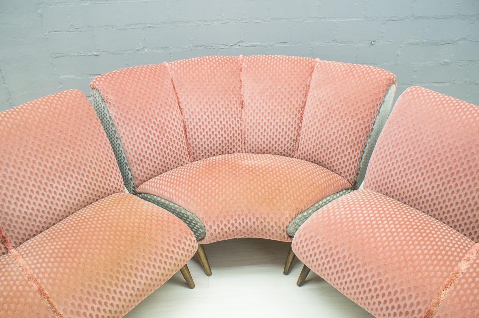 Extremely rare huge sofa set by Norman Bel Geddes from the 1950s, USA 7