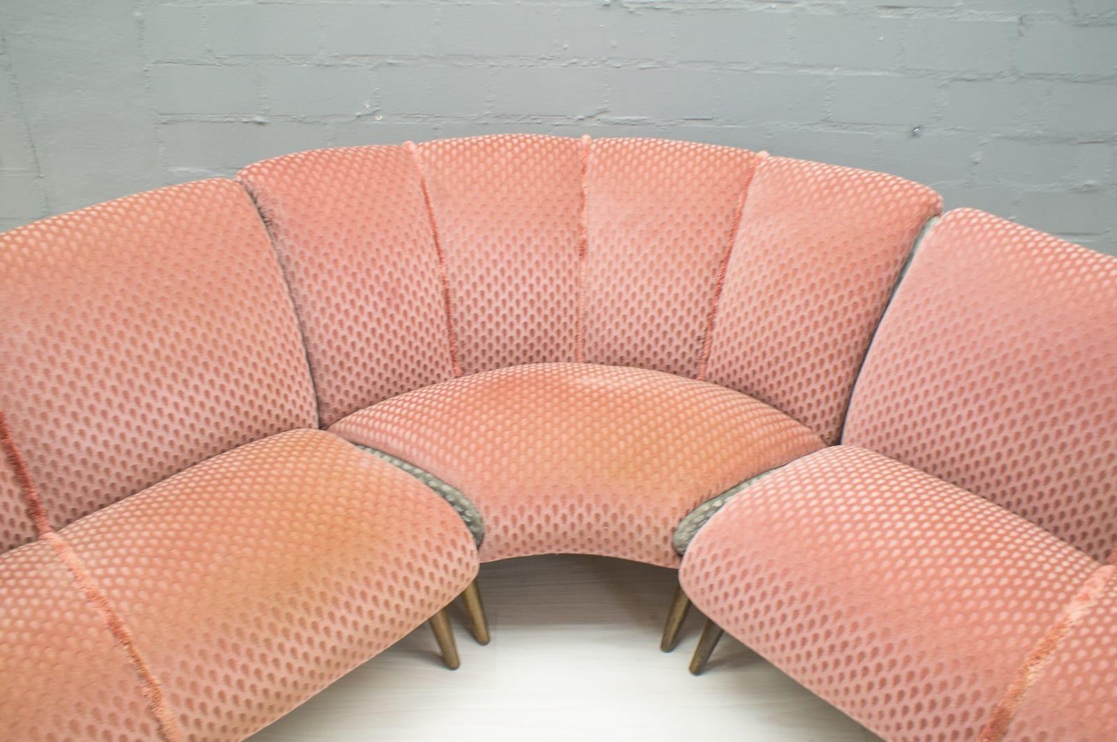 Extremely rare huge sofa set by Norman Bel Geddes from the 1950s, USA 10