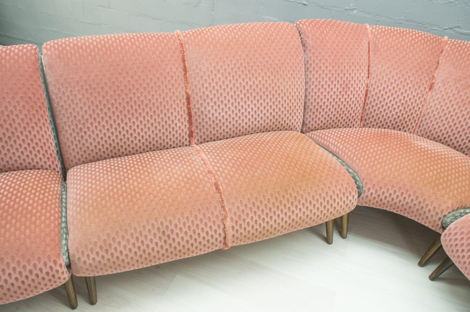Extremely rare huge sofa set by Norman Bel Geddes from the 1950s, USA 11
