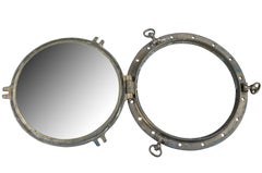 Extremely Rare Large Antique Solid Bronze Maritime Ships Porthole Nautical 23"