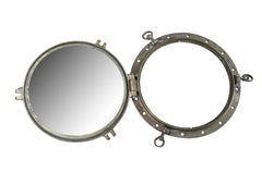 Extremely Rare Large Antique Solid Bronze Maritime Ships Porthole Nautical 23"