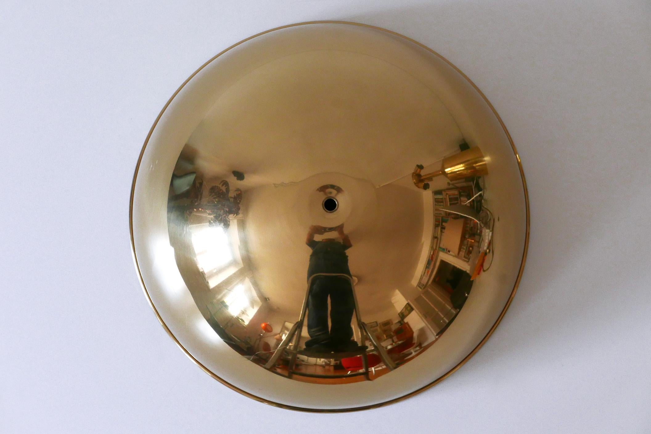 Extrem seltene & große Mid-Century Modern Tischlampe aus Messing von WKR Deutschland 1960s im Angebot 9