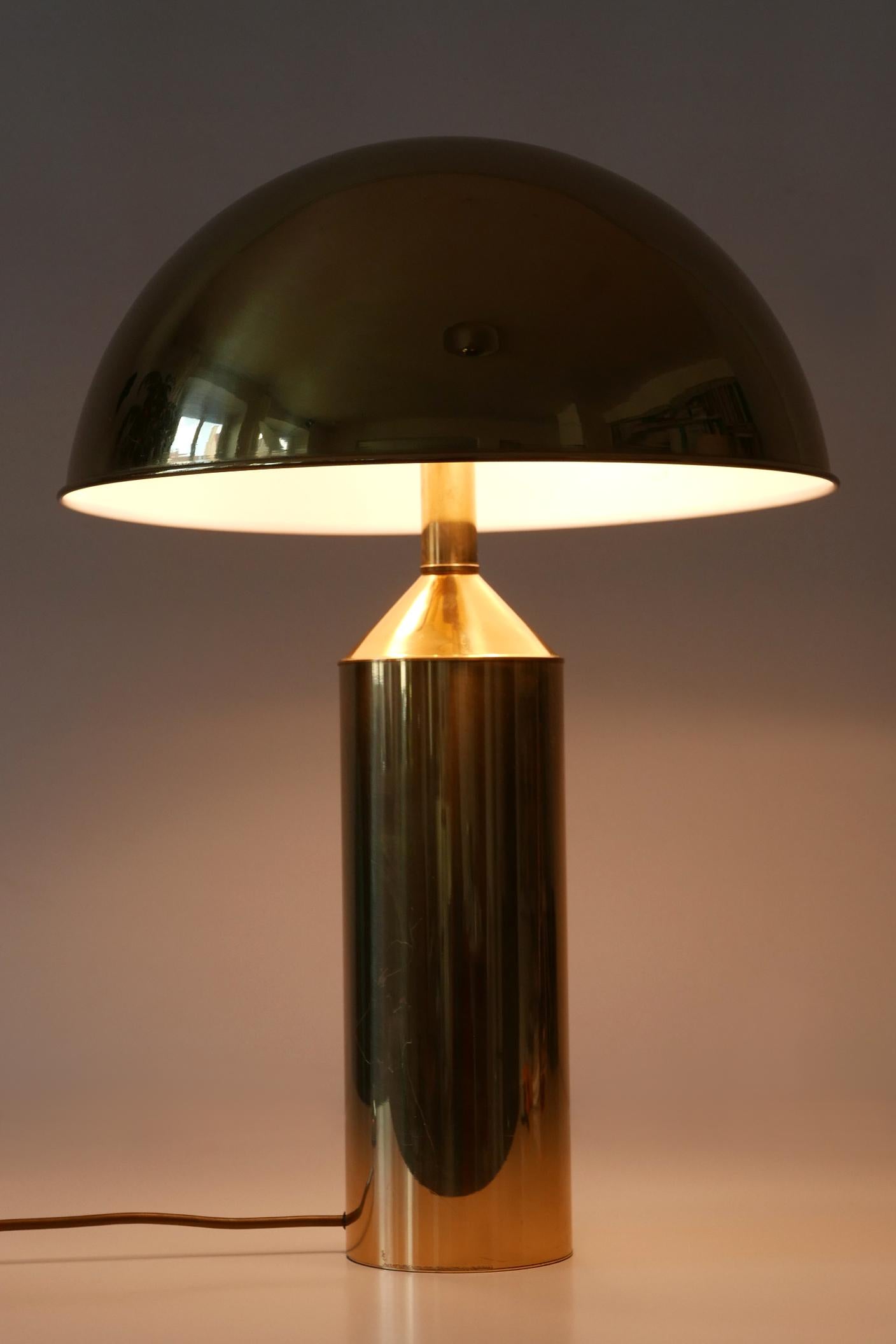 Extrem seltene & große Mid-Century Modern Tischlampe aus Messing von WKR Deutschland 1960s im Angebot 3