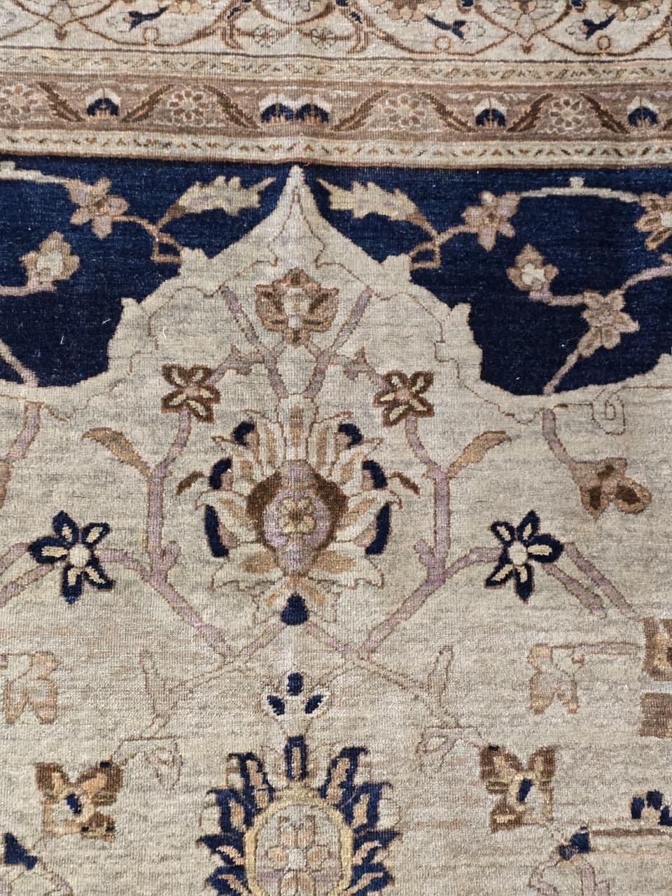 Extrem seltener antiker Tabriz Haji Jalili Teppich aus dem späten 19. Jahrhundert - 95