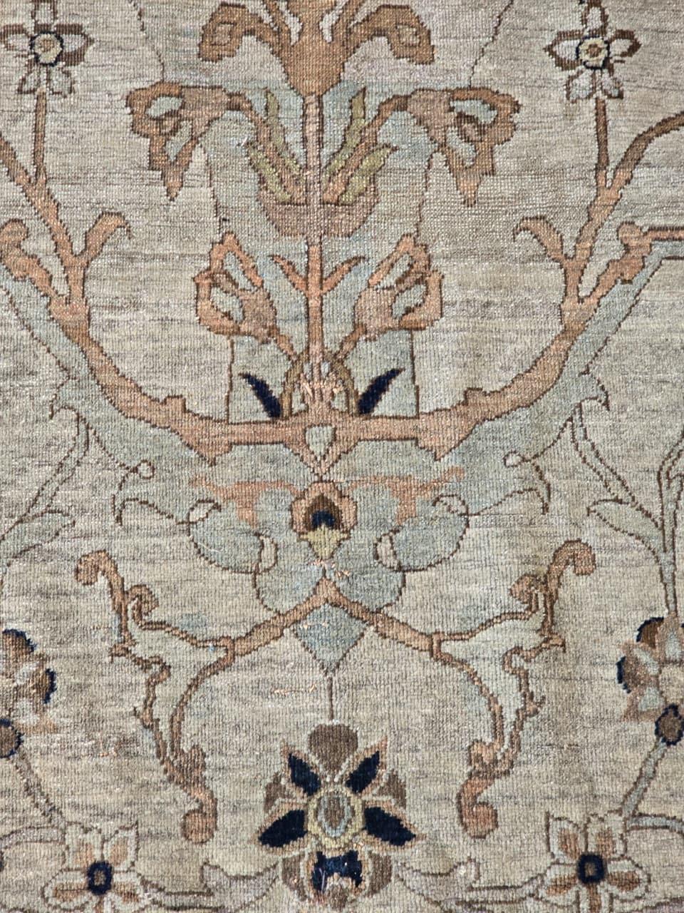 Extrem seltener antiker Tabriz Haji Jalili Teppich aus dem späten 19. Jahrhundert - 95